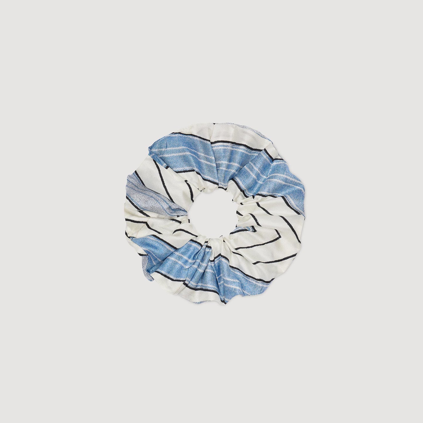 Spirale Chouchou Printed Srunchie Sky Blue