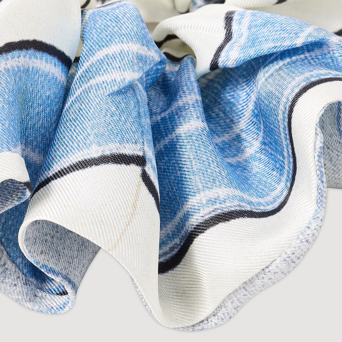 Spirale Chouchou Printed Srunchie Sky Blue