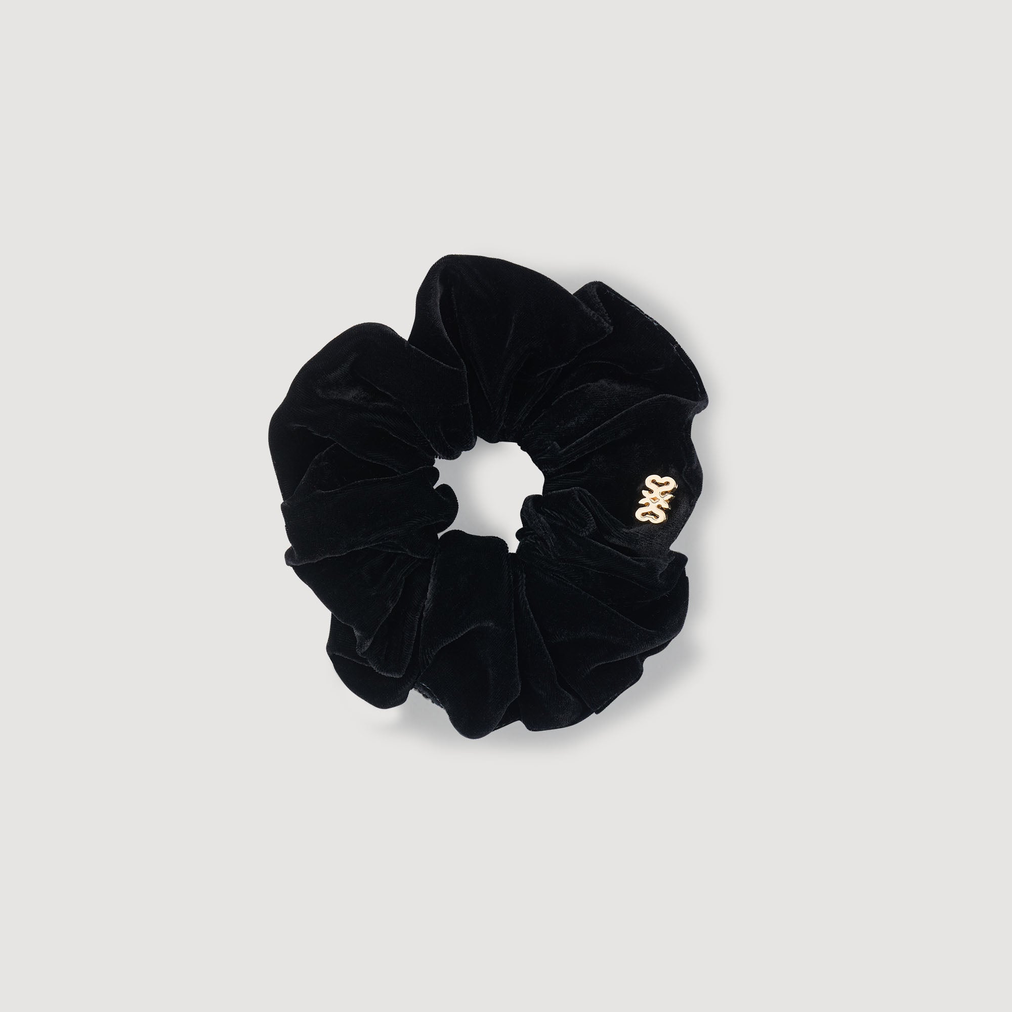 Chouchou Velvet Scrunchie Black