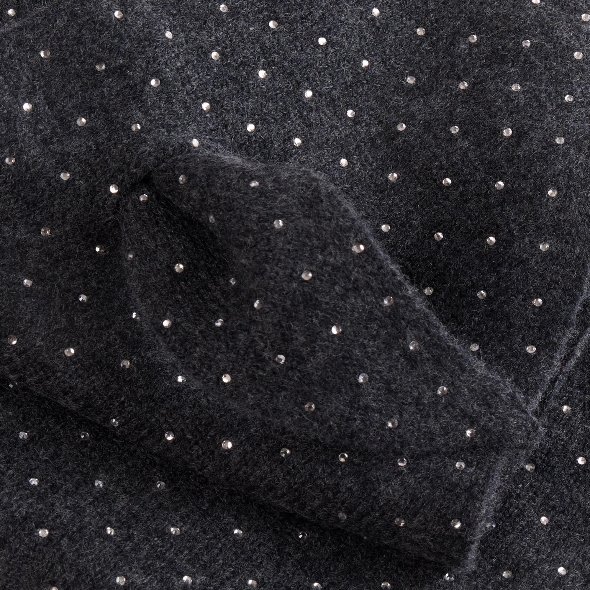 Linea Wool And Cashmere Scarf Charcoal Grey