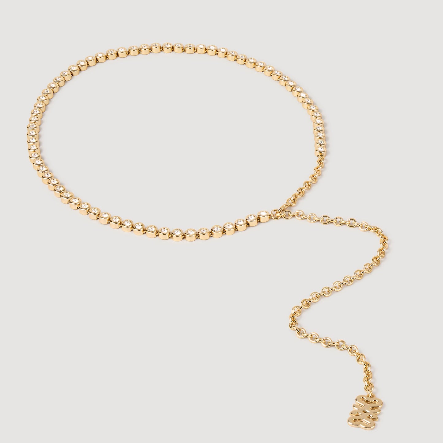 Rhinestone Jewellery Belt Gold