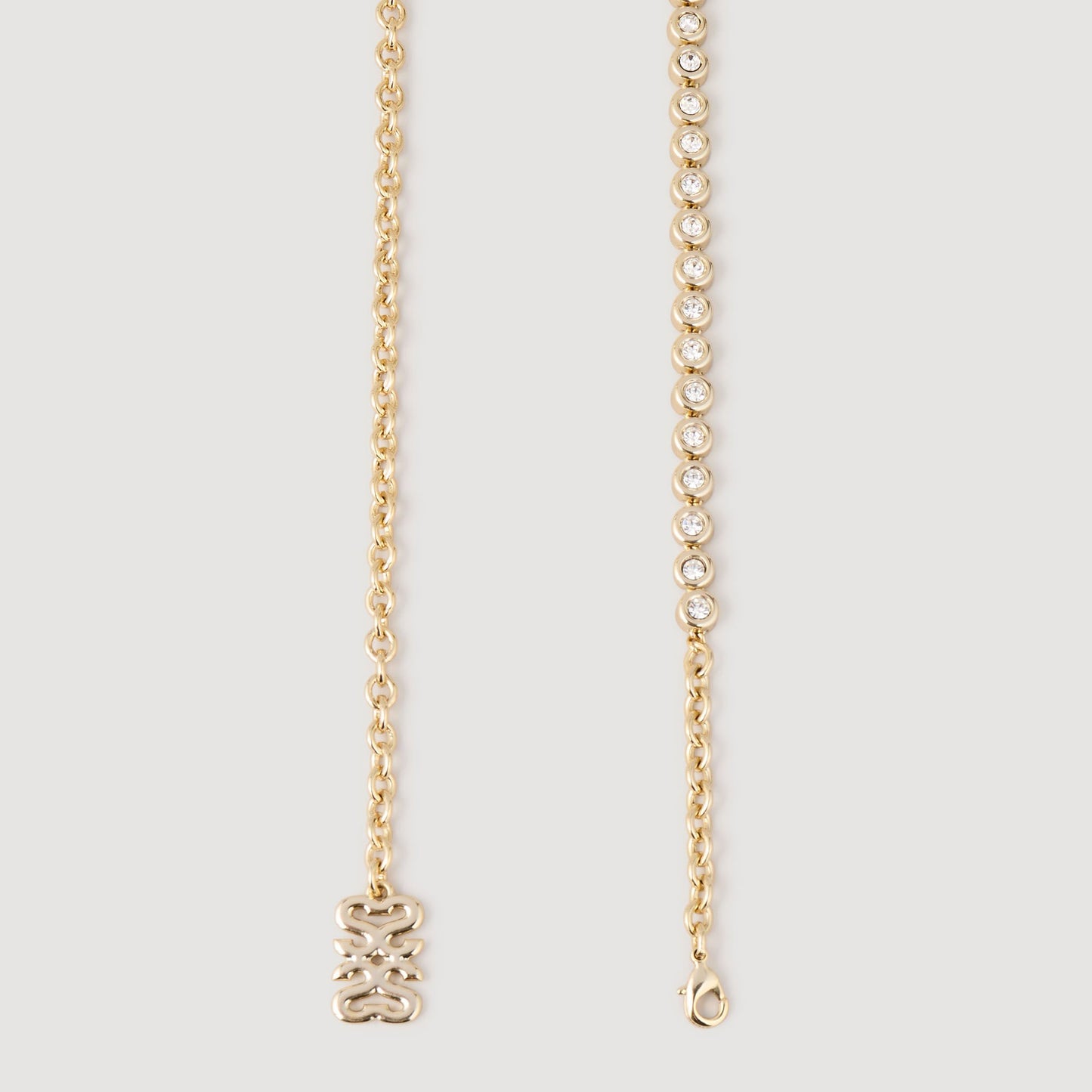Rhinestone Jewellery Belt Gold