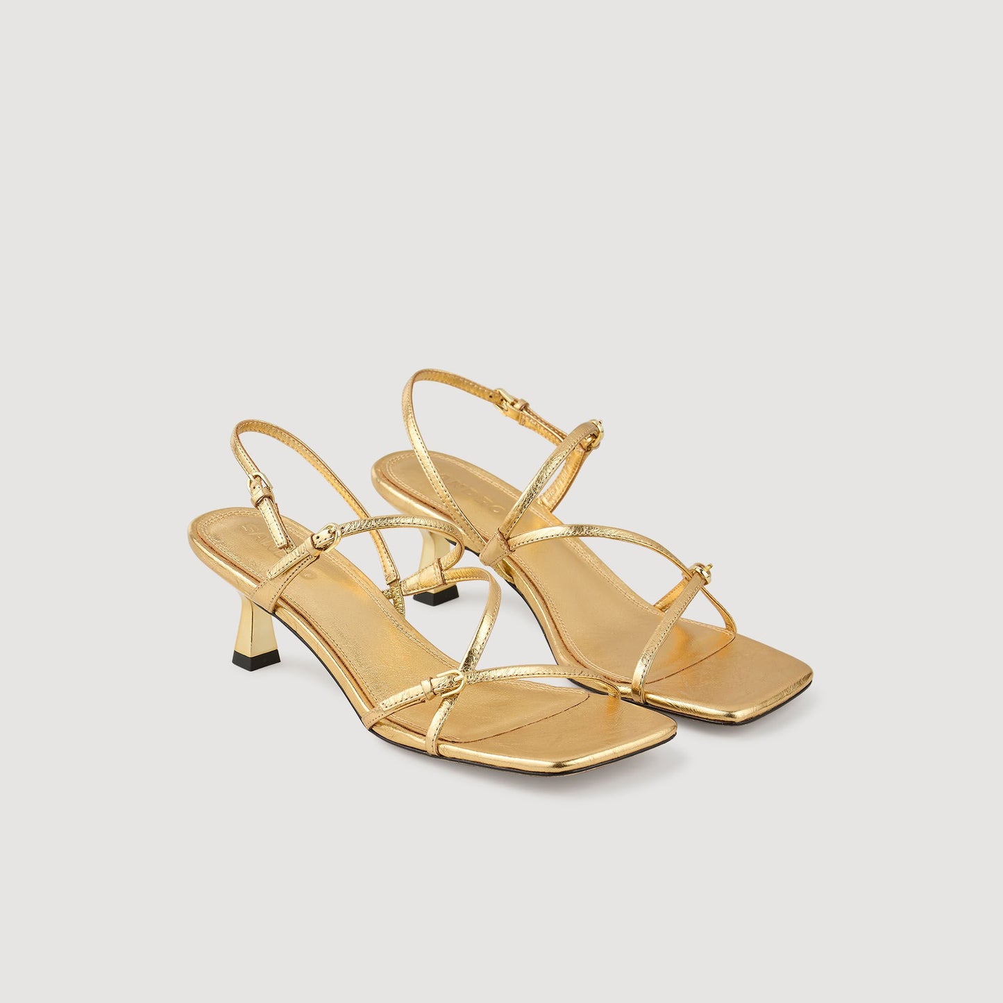 Sandals With Straps Gold