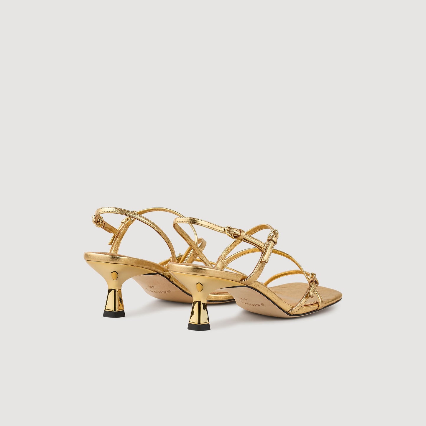 Sandals With Straps Gold