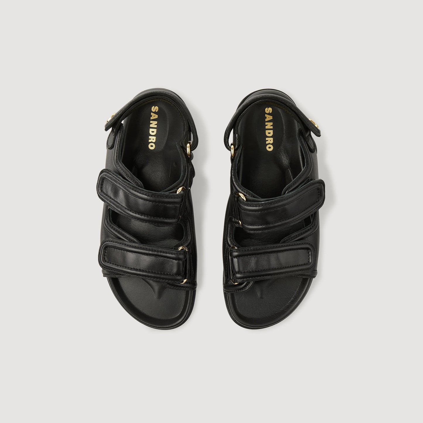 Leather Sandals Black