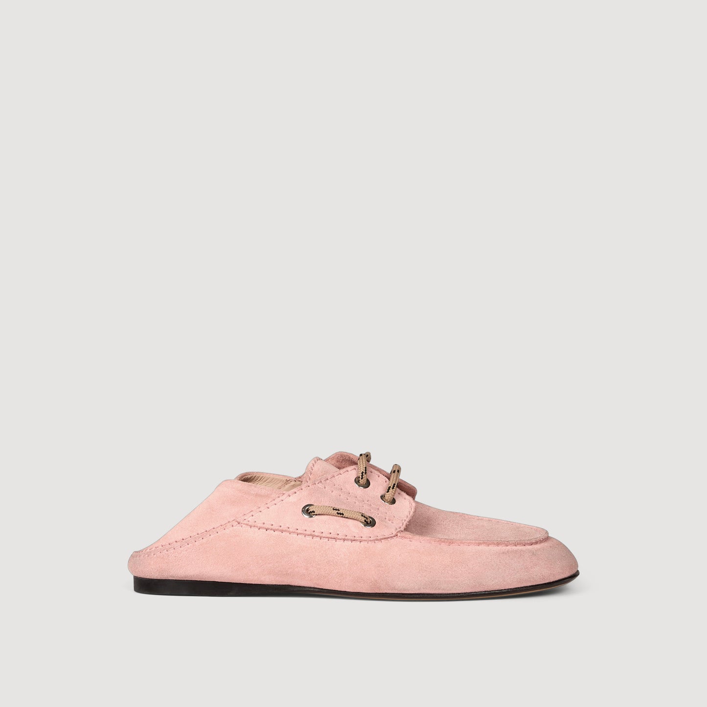 Sene Suede Boat Shoe Loafers PINK