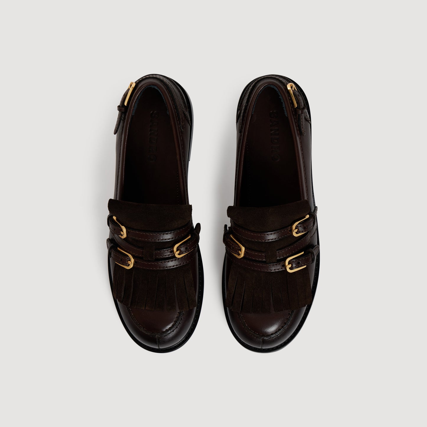 Hill Buckle loafers Brown
