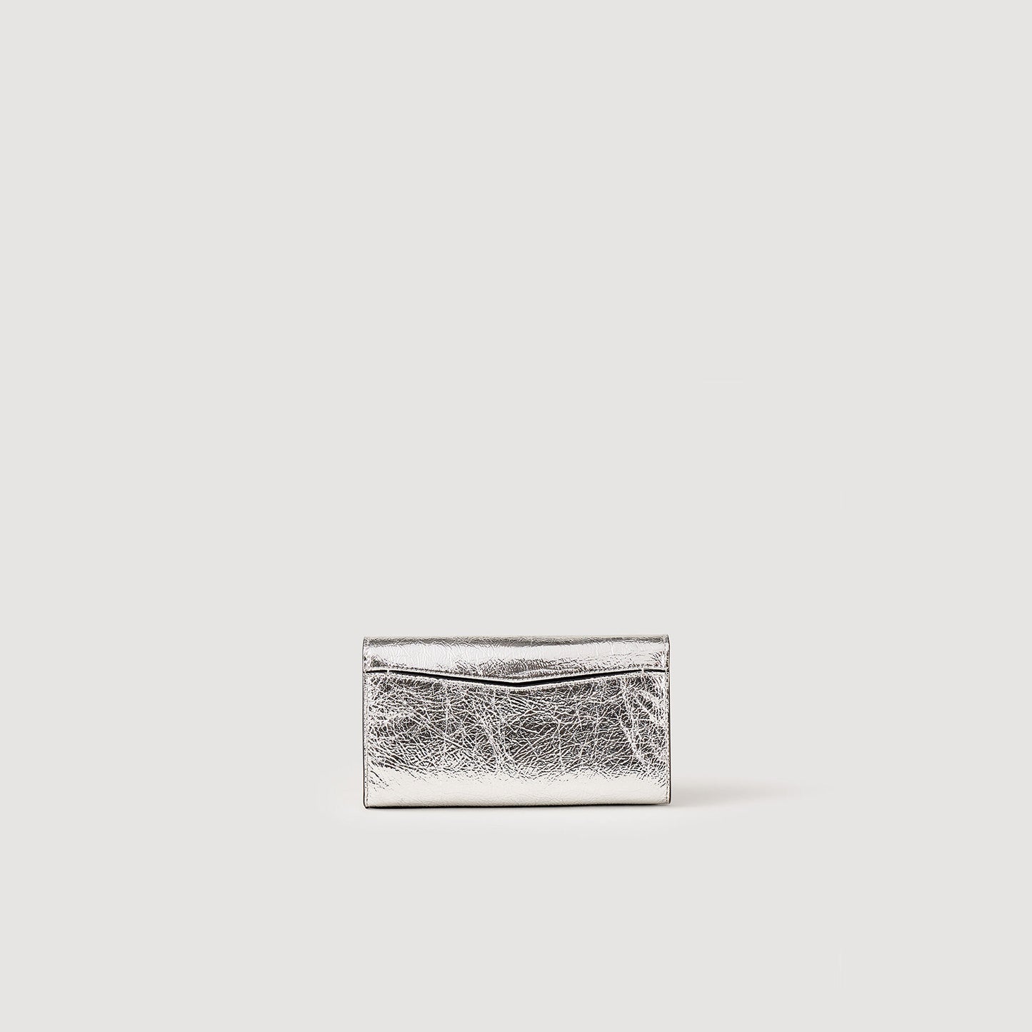Yza Pocket Clutch Bag Silver