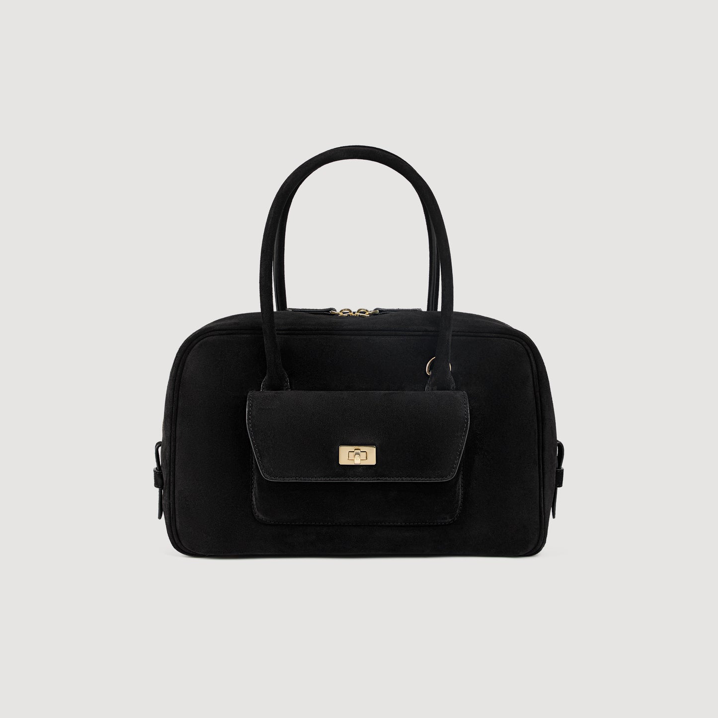 Le Mymi Bag Ezmeh Bag In Suede BLACK
