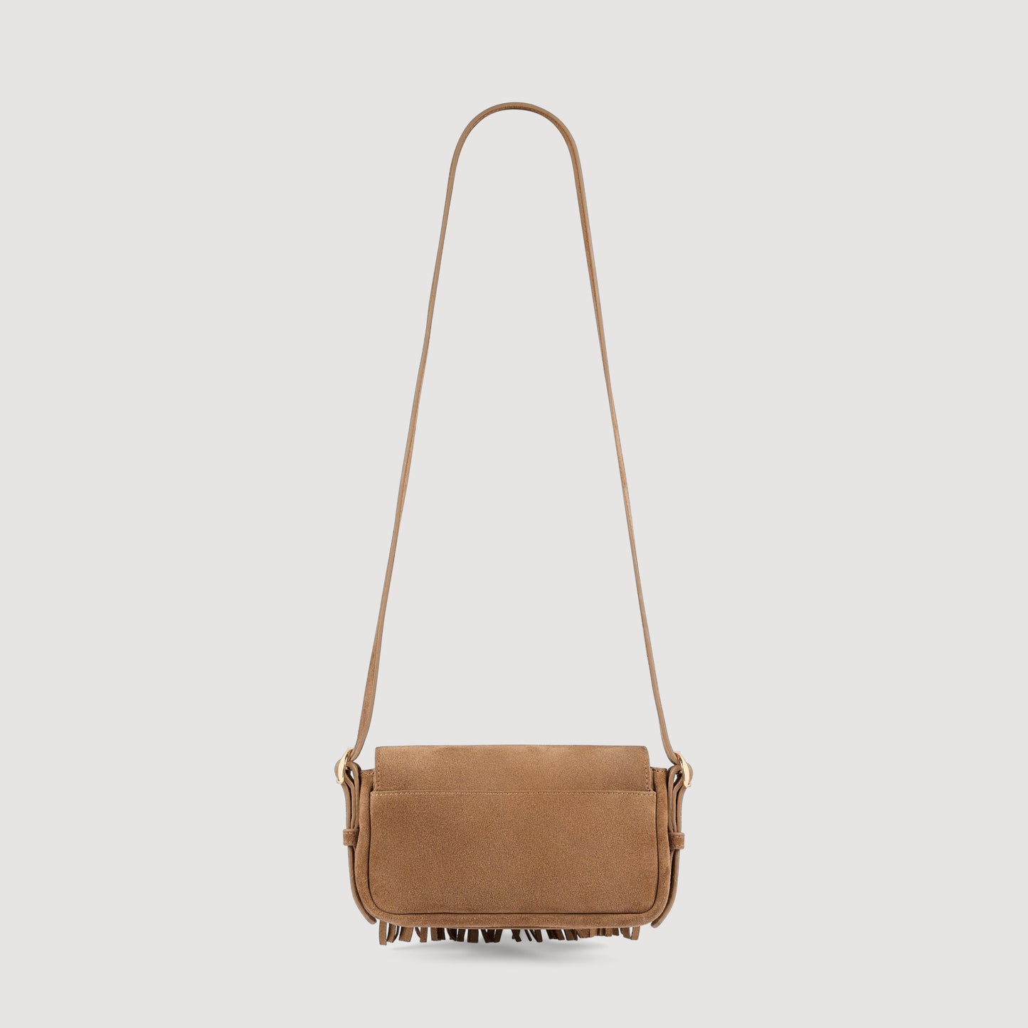 Le Mini Mambo Mini Mambo Suede Bag Taupe
