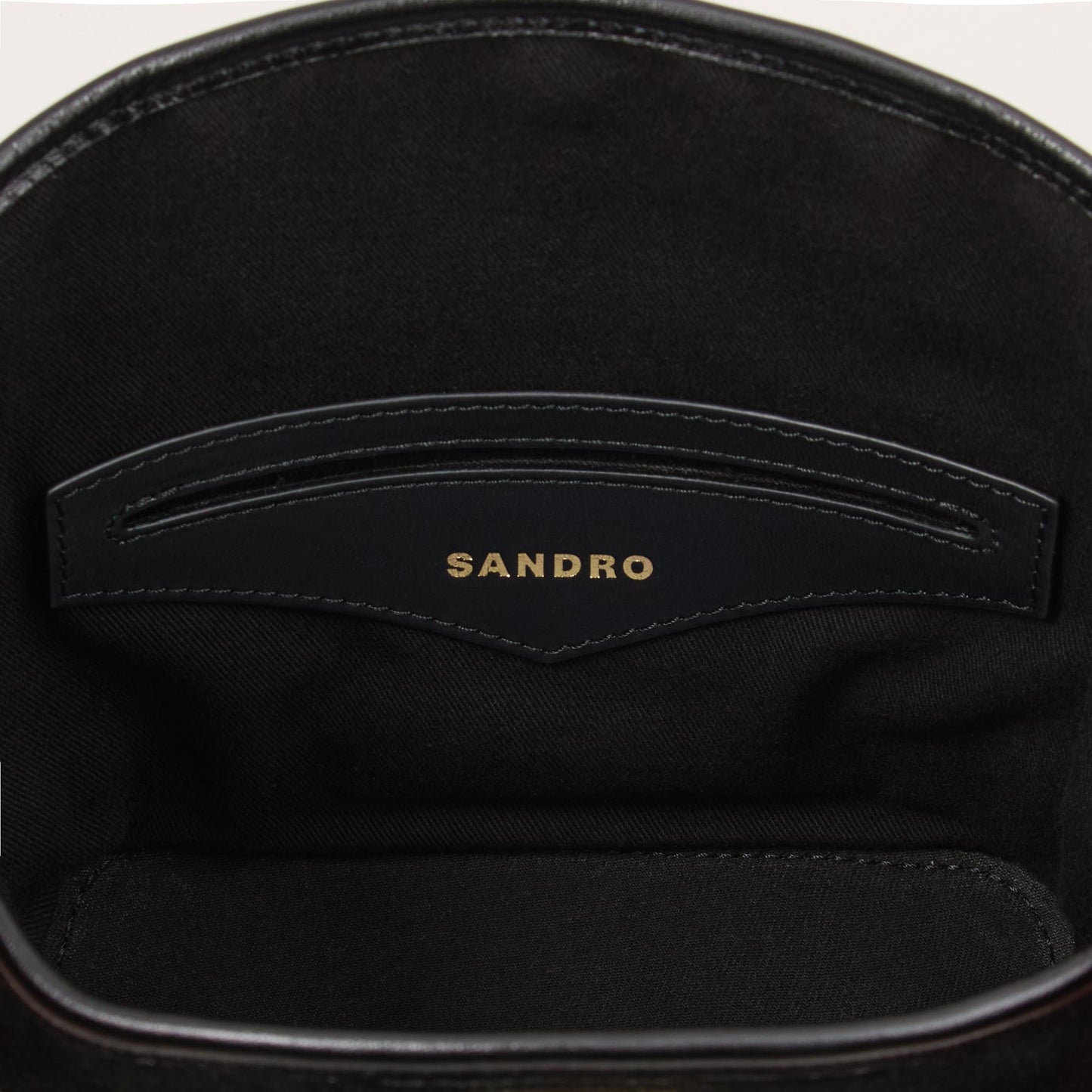 Mini Tangoso Suede And Leather Tangoso Mini Bag Black