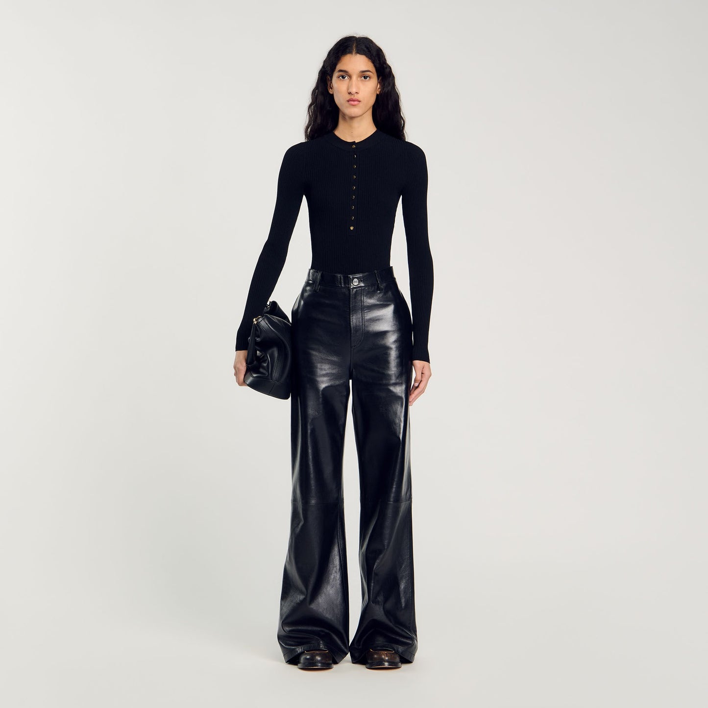 Knit Bodysuit Black