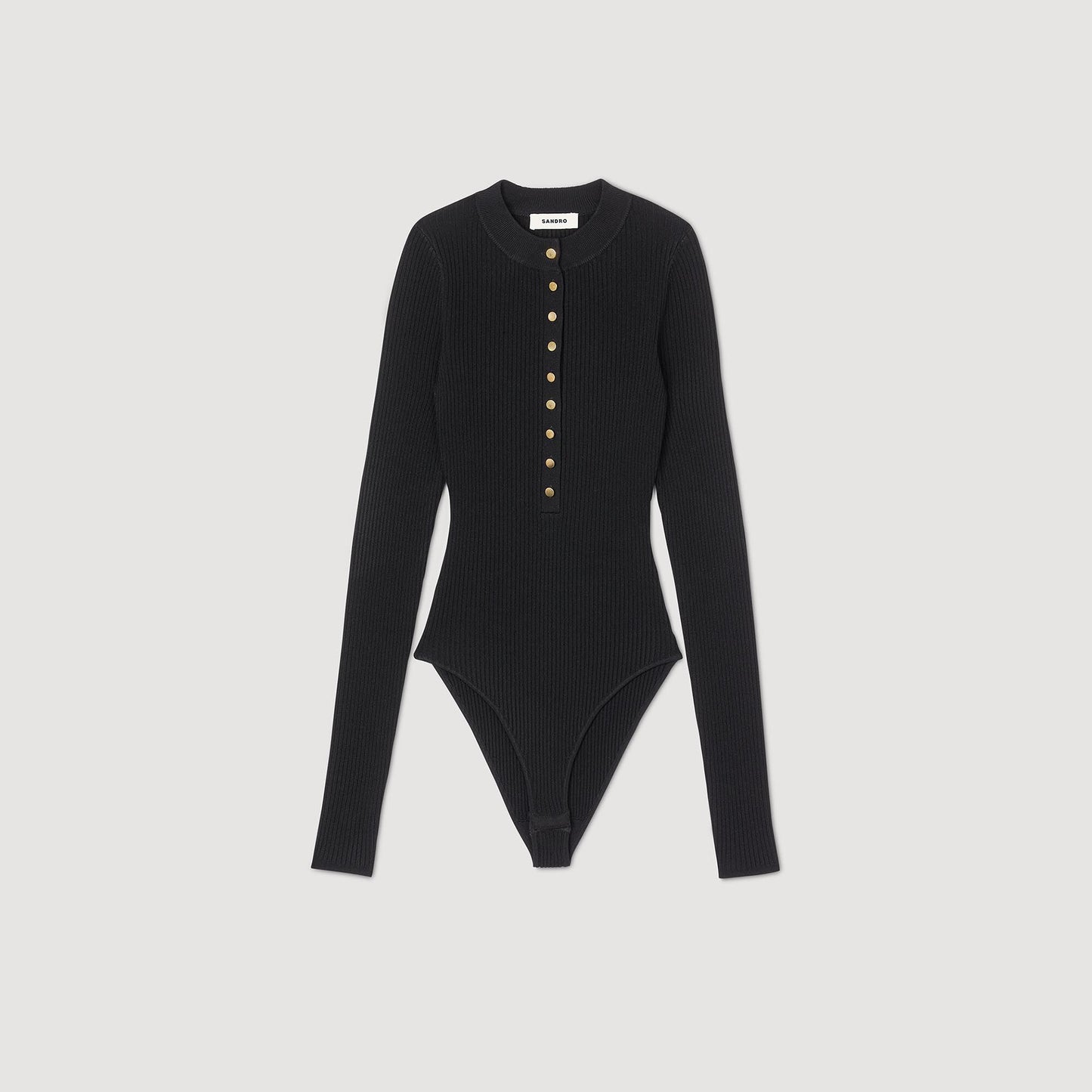 Knit Bodysuit Black