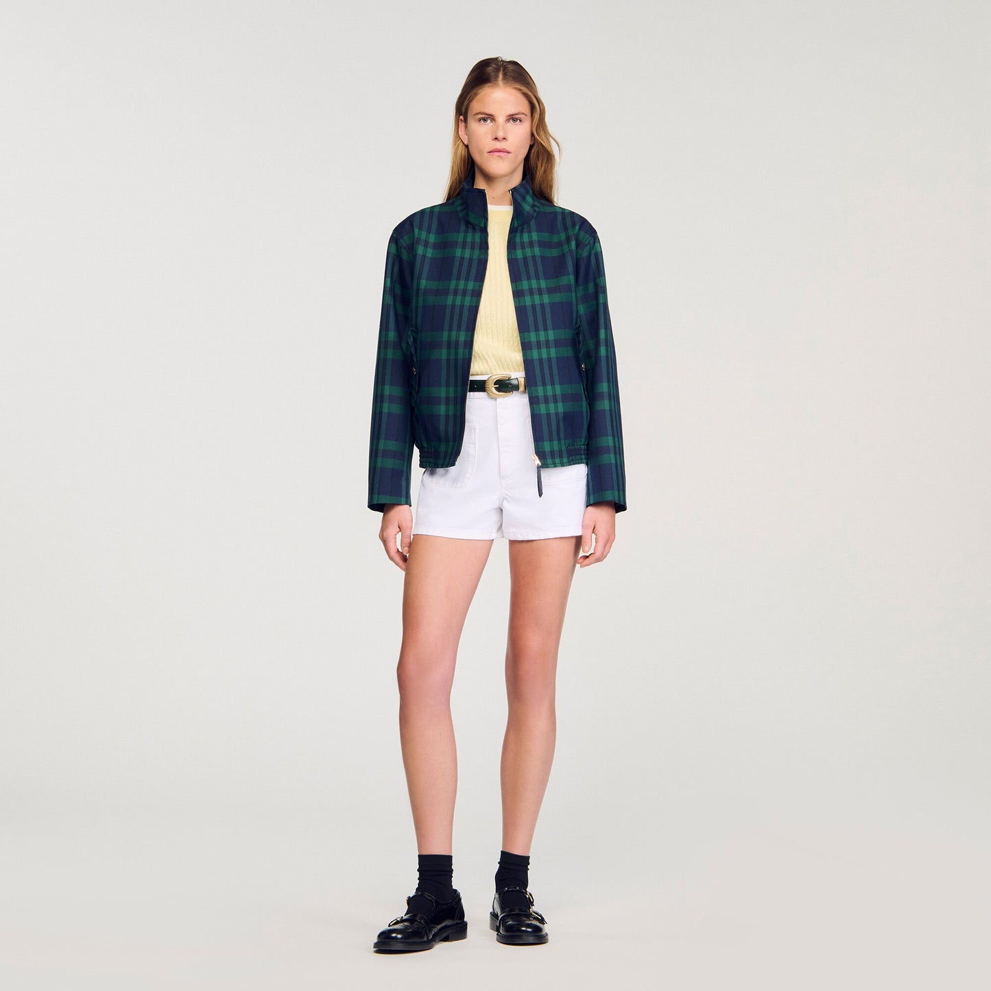 Vassili Checked Jacket Green / Blue
