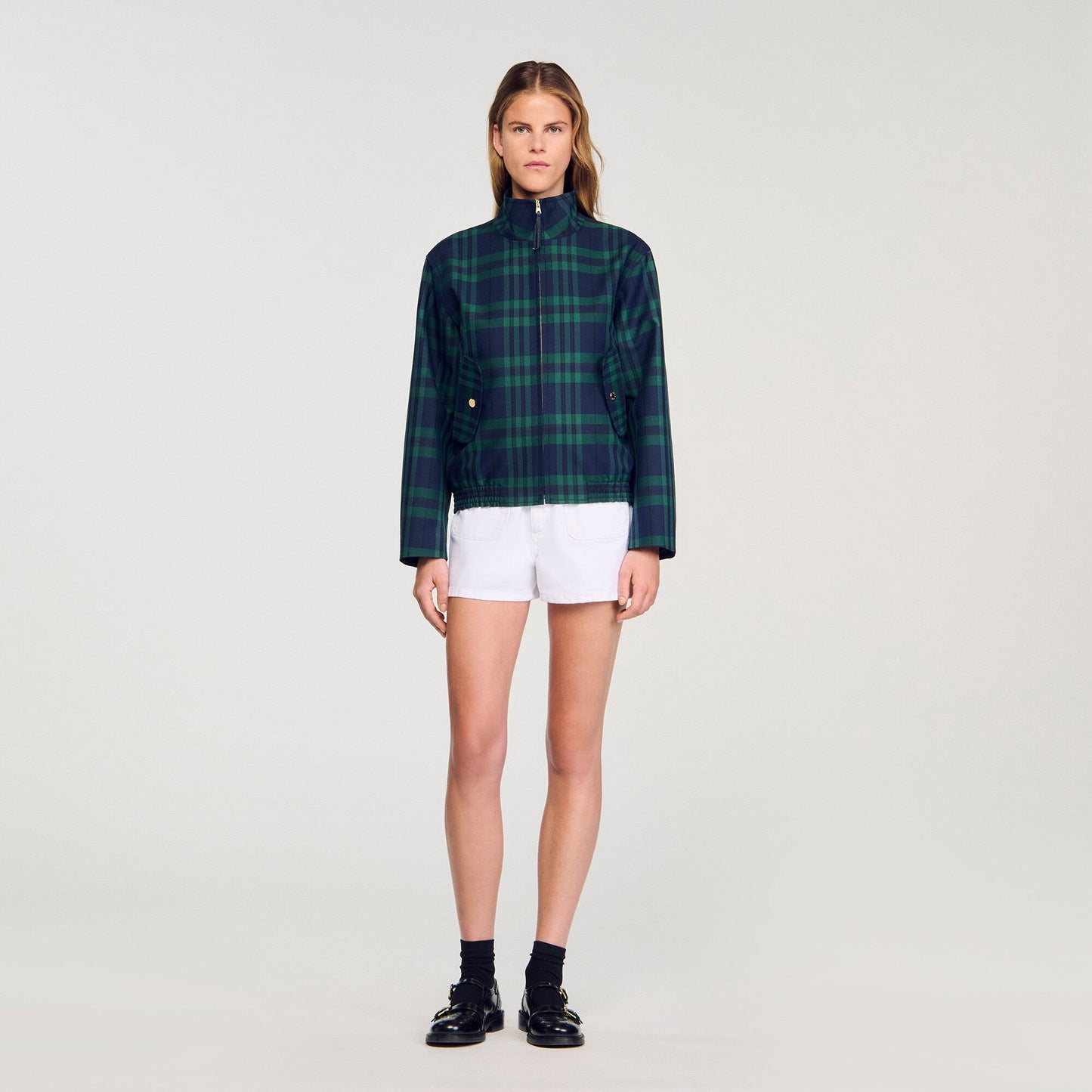 Vassili Checked Jacket Green / Blue