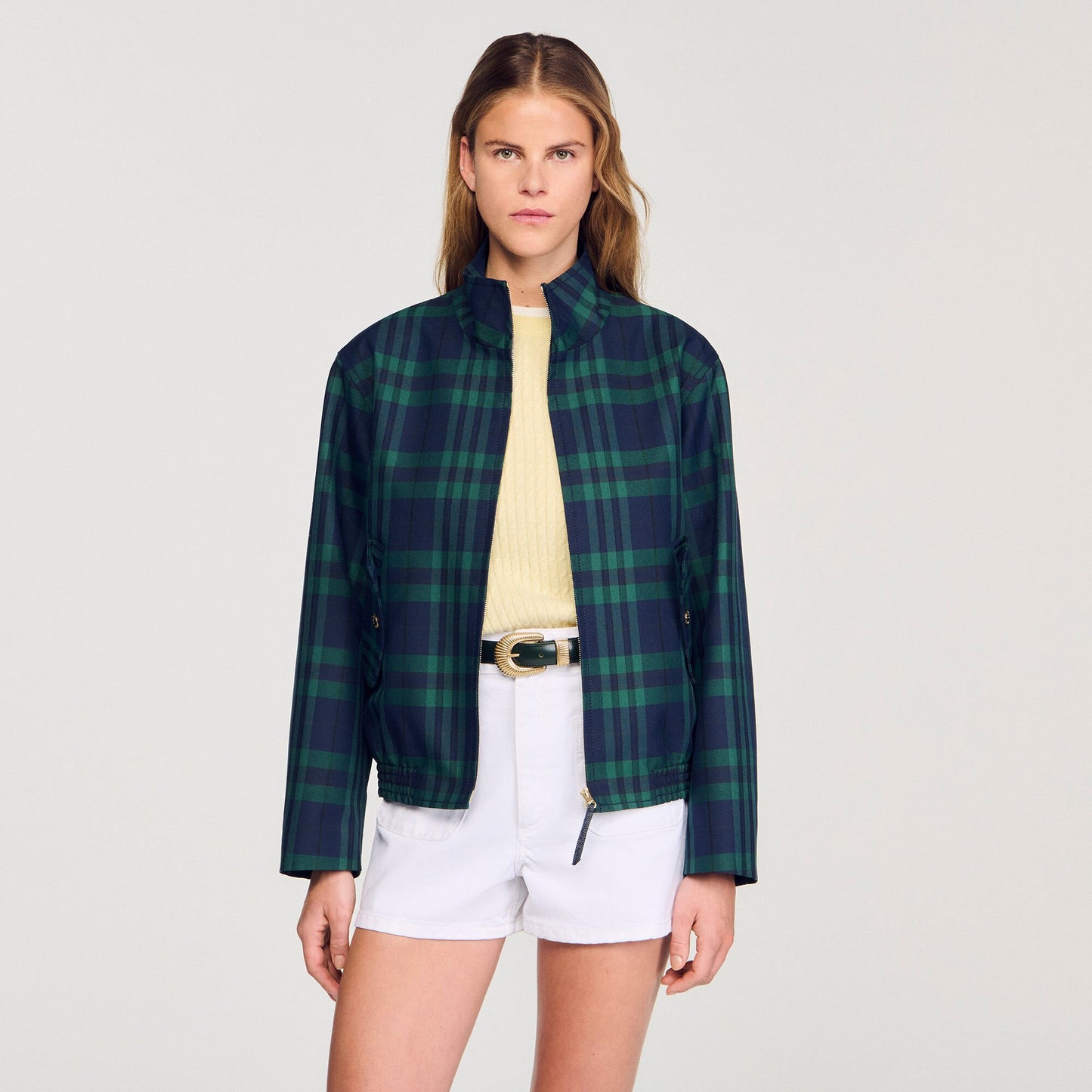 Vassili Checked Jacket Green / Blue