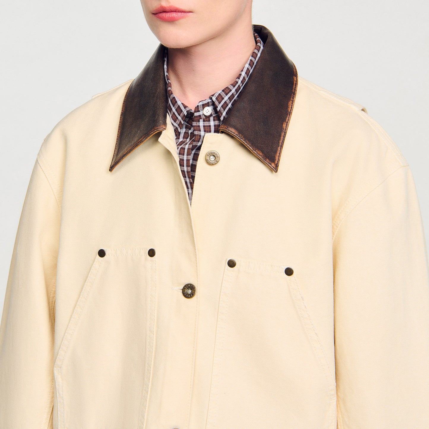 Daven Workwear Jacket Ecru