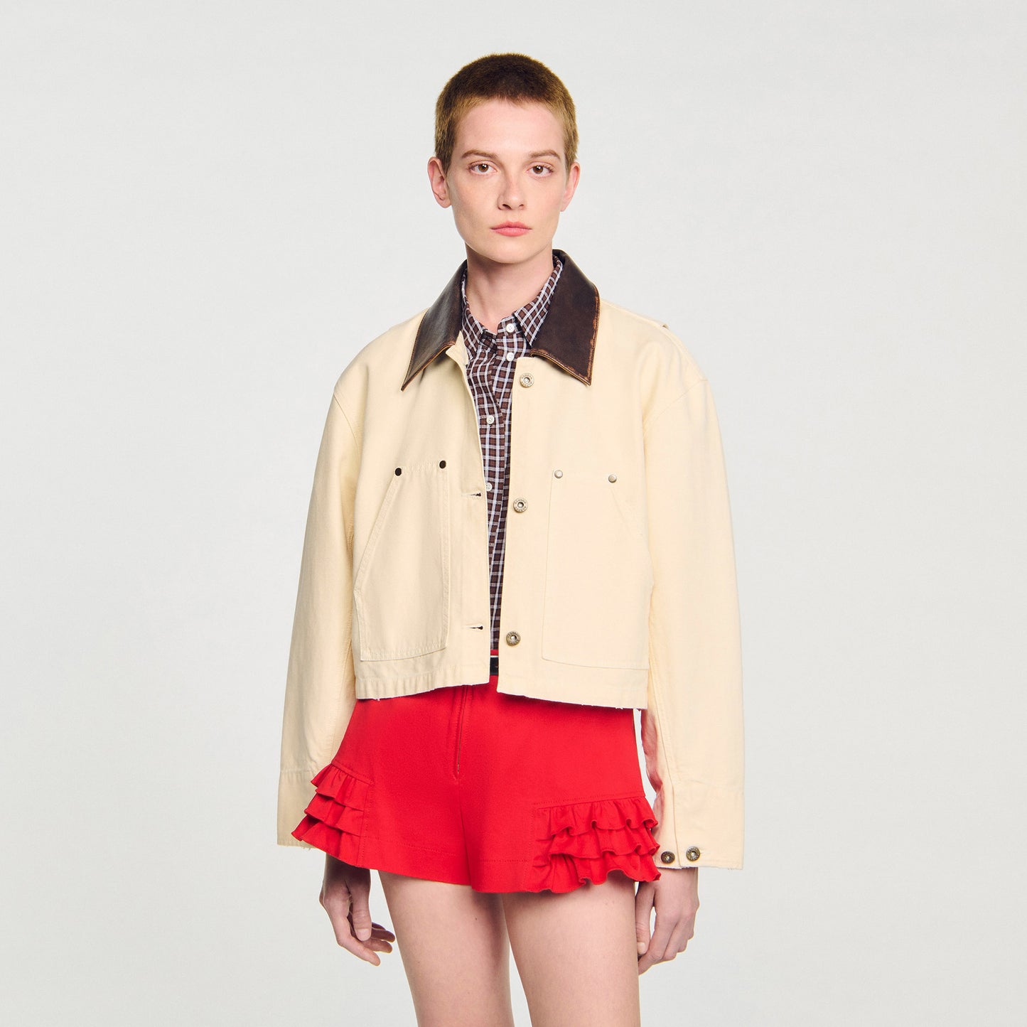 Daven Workwear Jacket Ecru