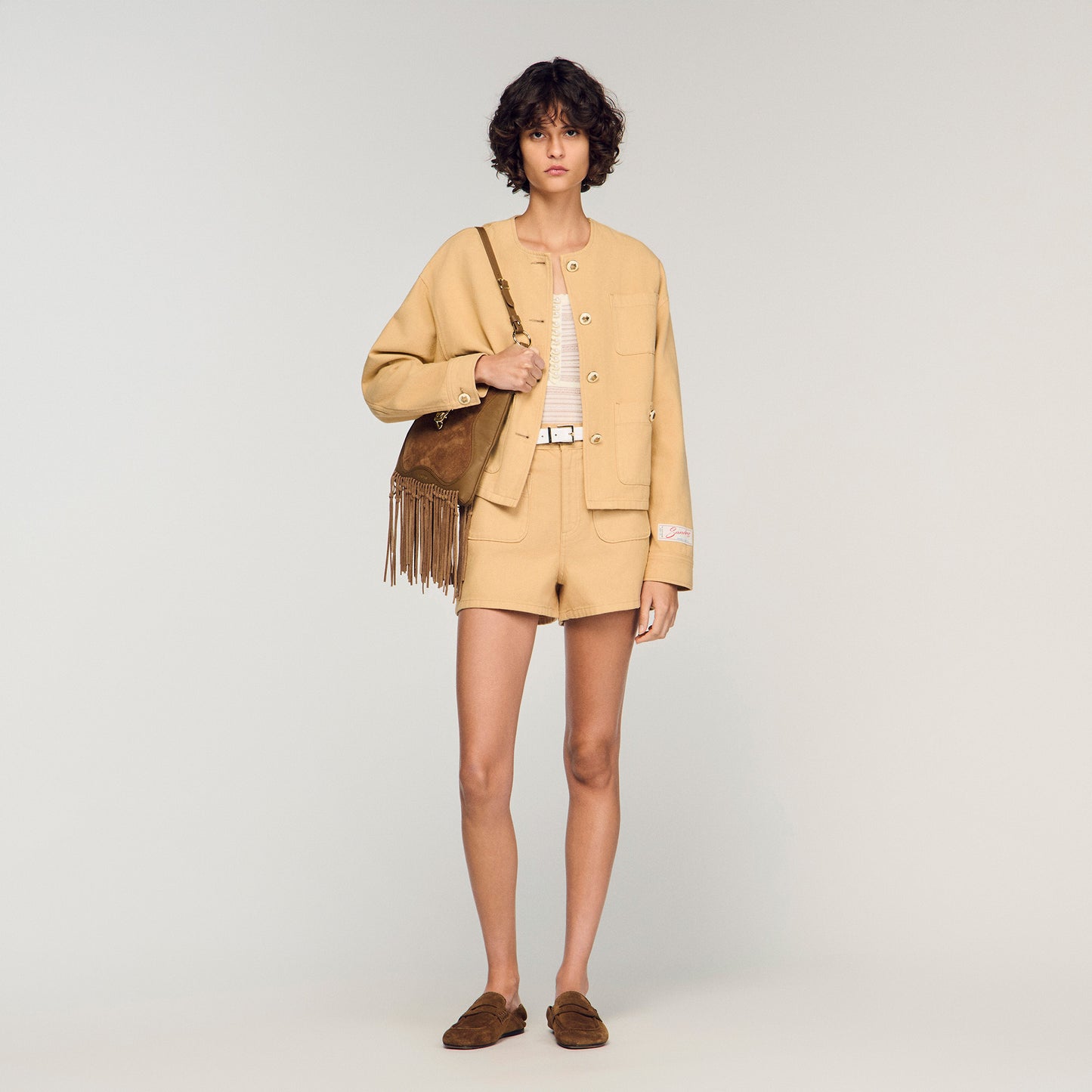 Denim Jacket Beige