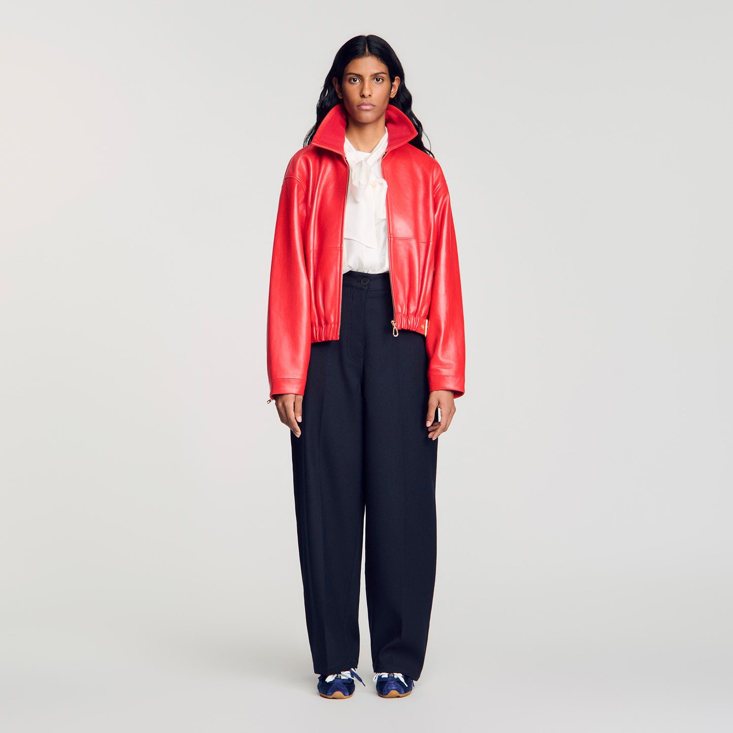 Clemy Leather jacket Red