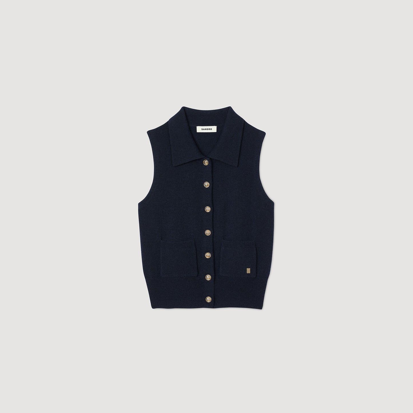 Wool And Cashmere Cardigan Midnight Blue
