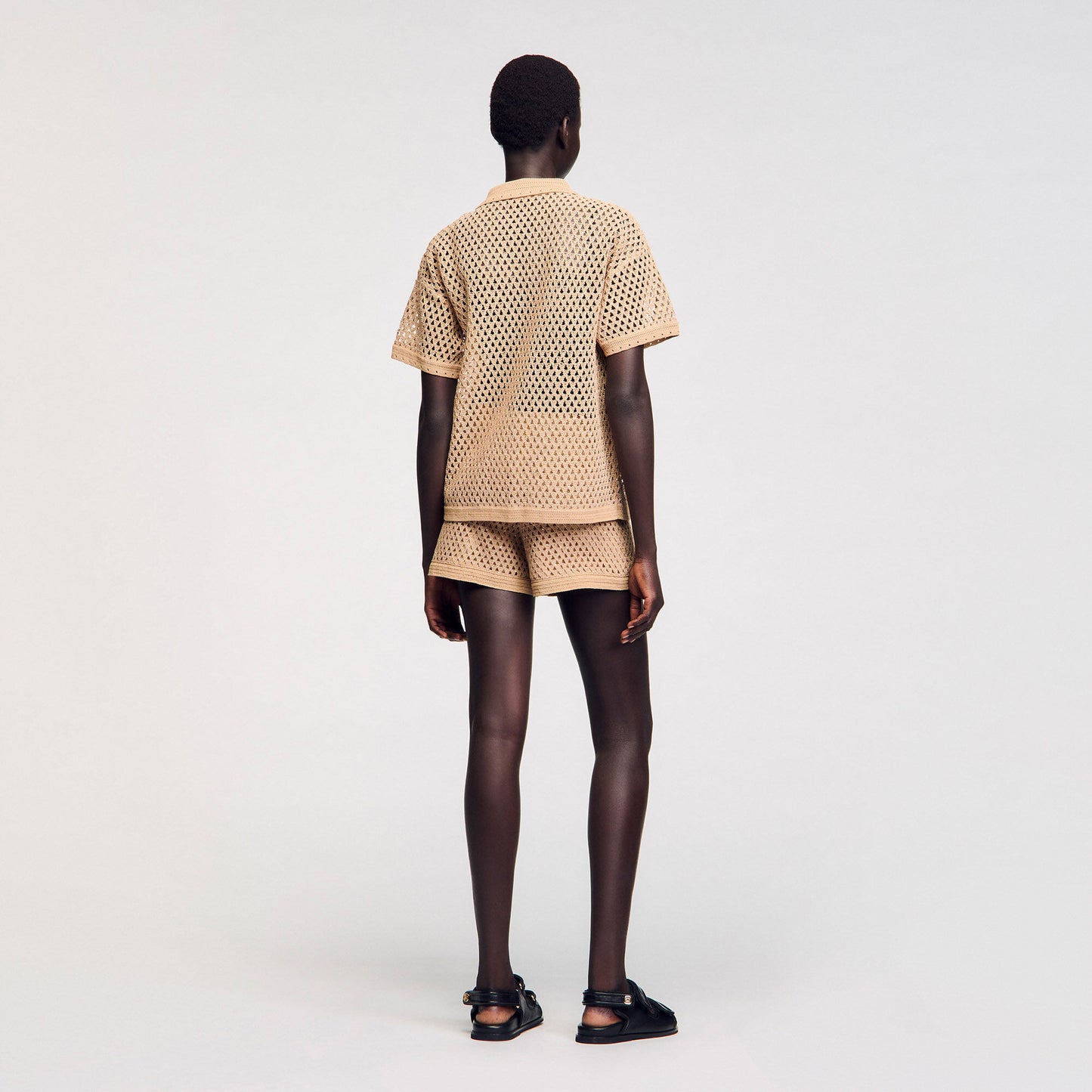 Elio Strass Cardigan Sand