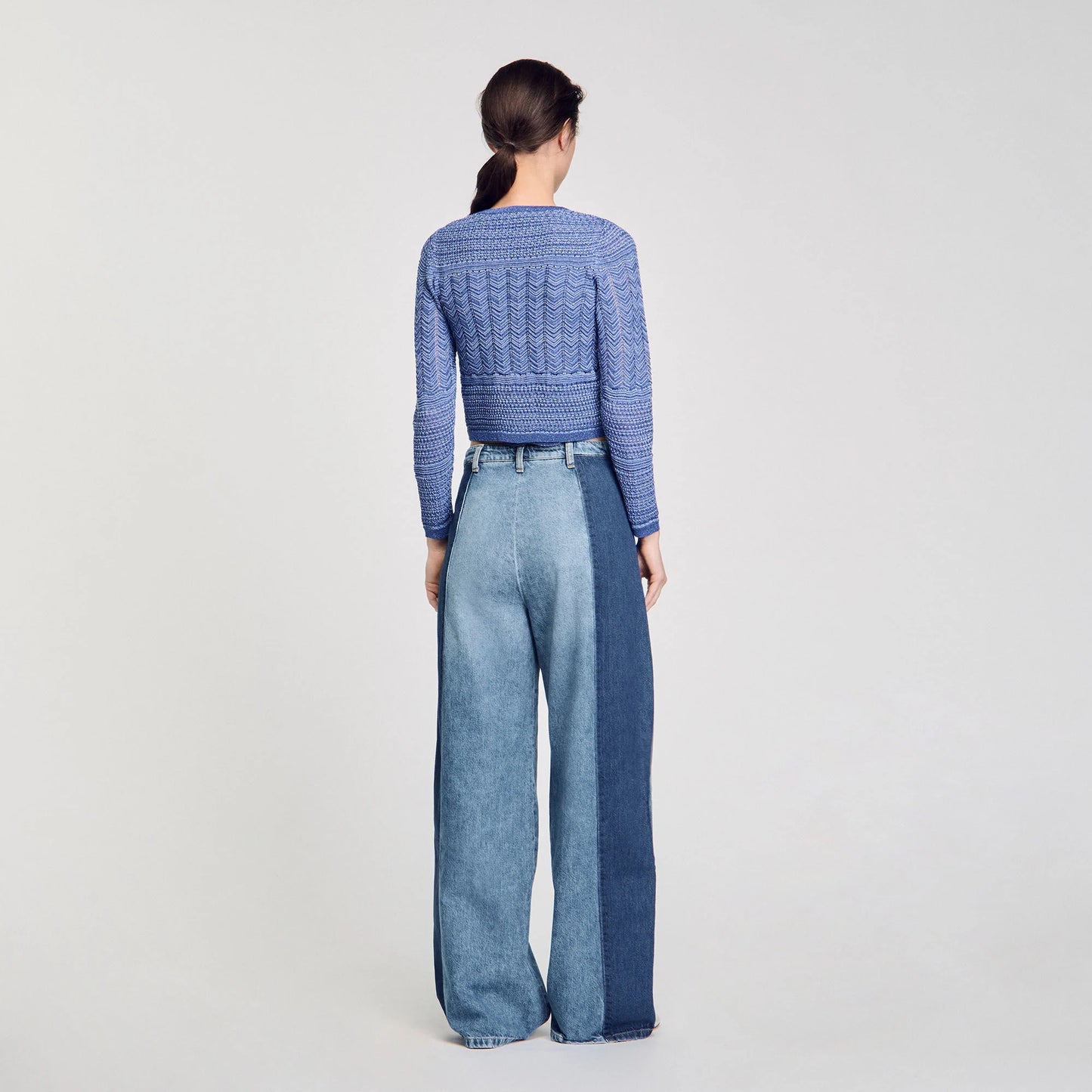 Ludo Glitter Knit Cardigan Royal Blue