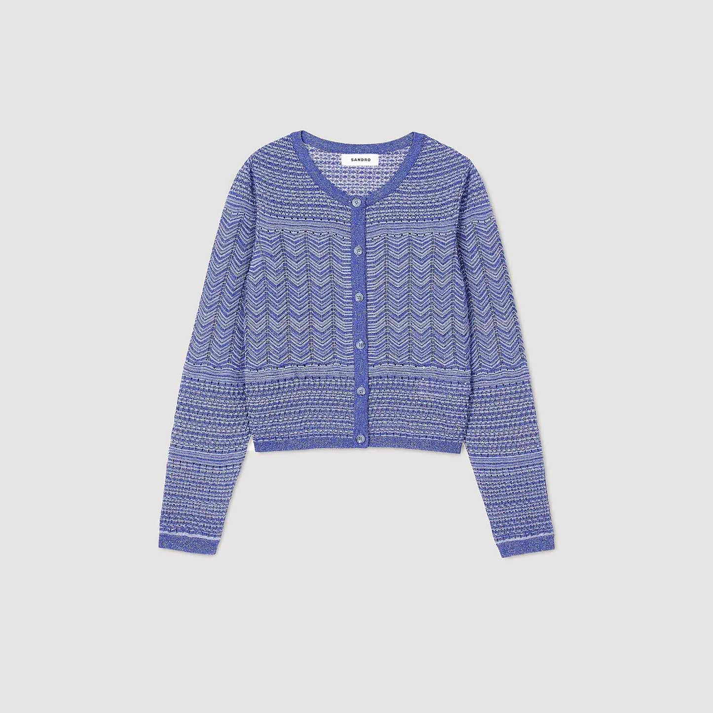 Ludo Glitter Knit Cardigan Royal Blue