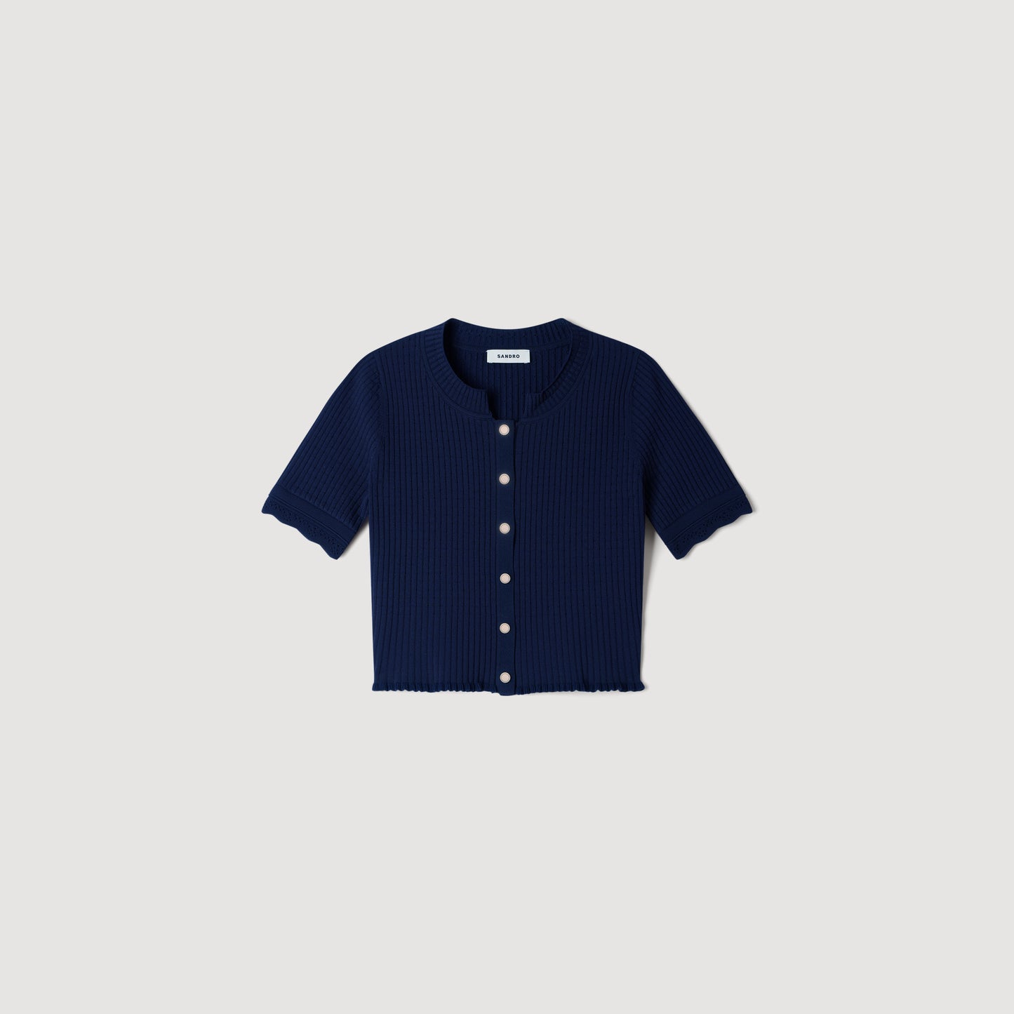 Heddy Knit Cardigan Navy Blue