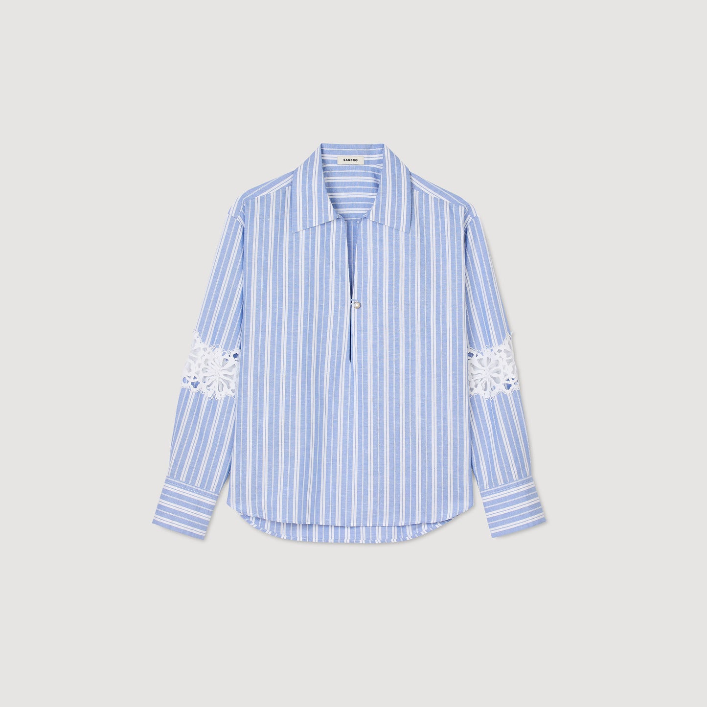 Ortal Striped Shirt Blu / White