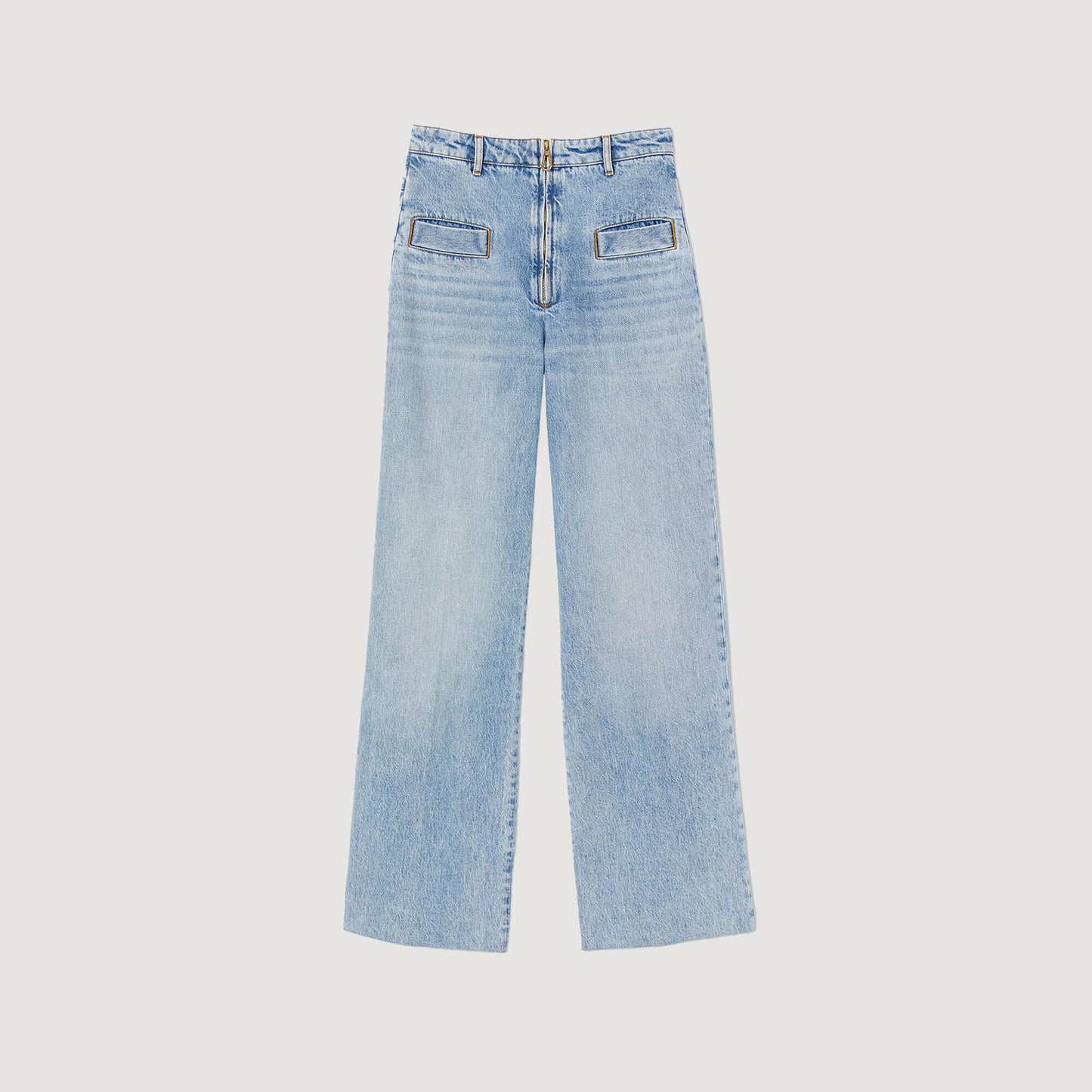 Oslo Wide-Leg Jeans Blue Jean
