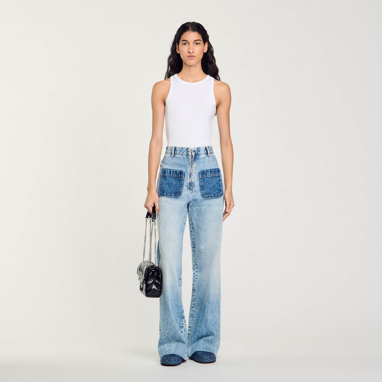 Oslone High-Rise Jeans Light Bu Jean