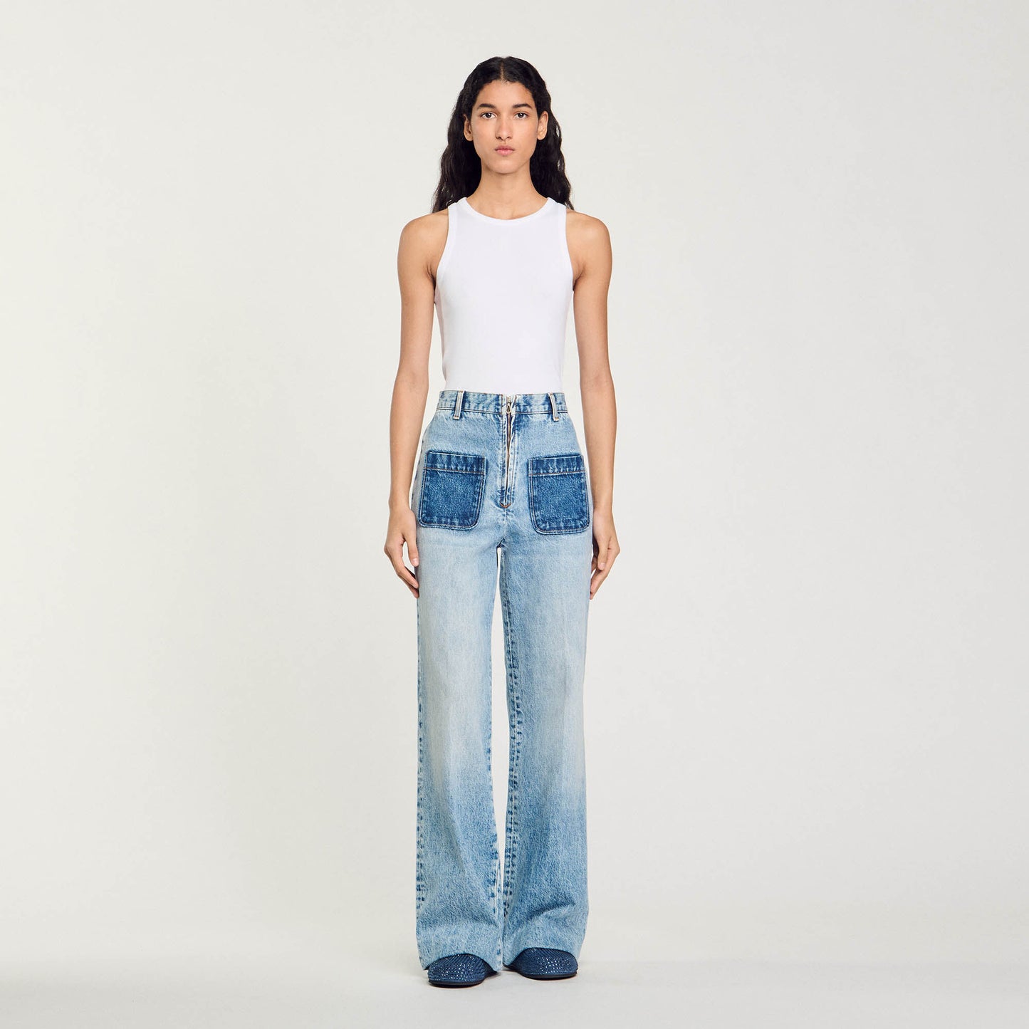 Oslone High-Rise Jeans Light Bu Jean
