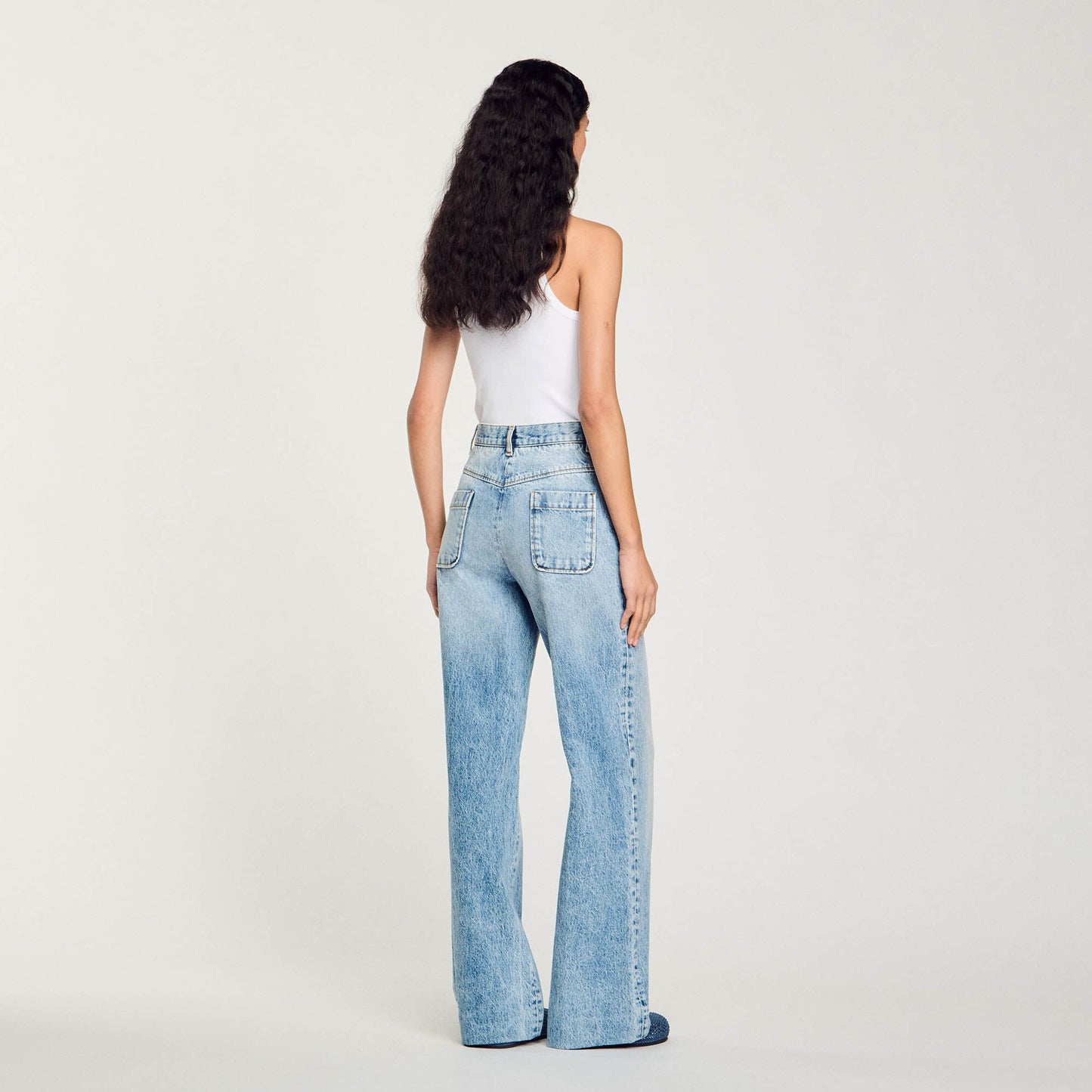 Oslone High-Rise Jeans Light Bu Jean