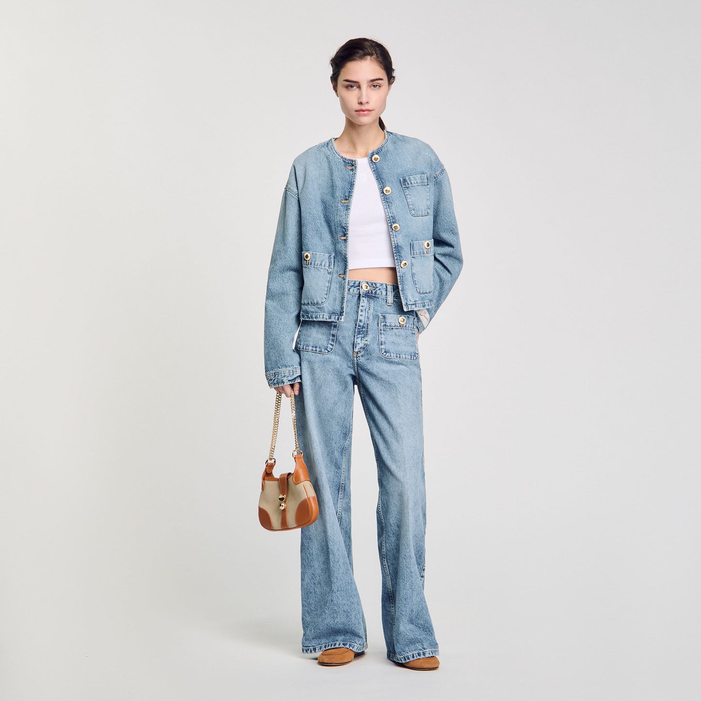 Blue Jean Faded Jeans