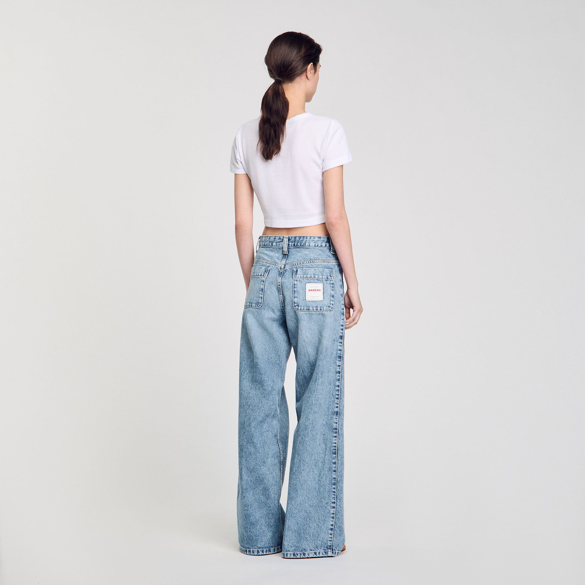 Blue Jean Faded Jeans