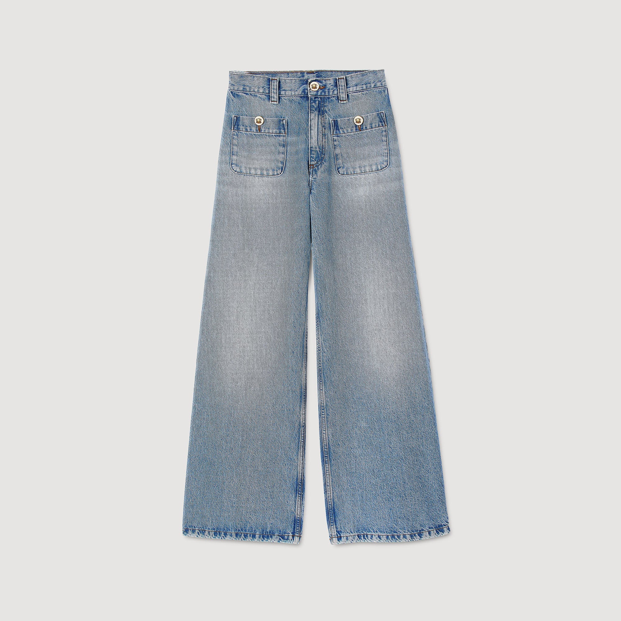 Blue Jean Faded Jeans