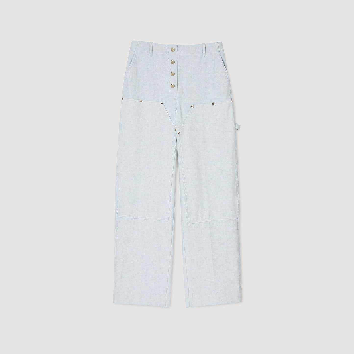 Maxence Carpenter Jeans Light Blue
