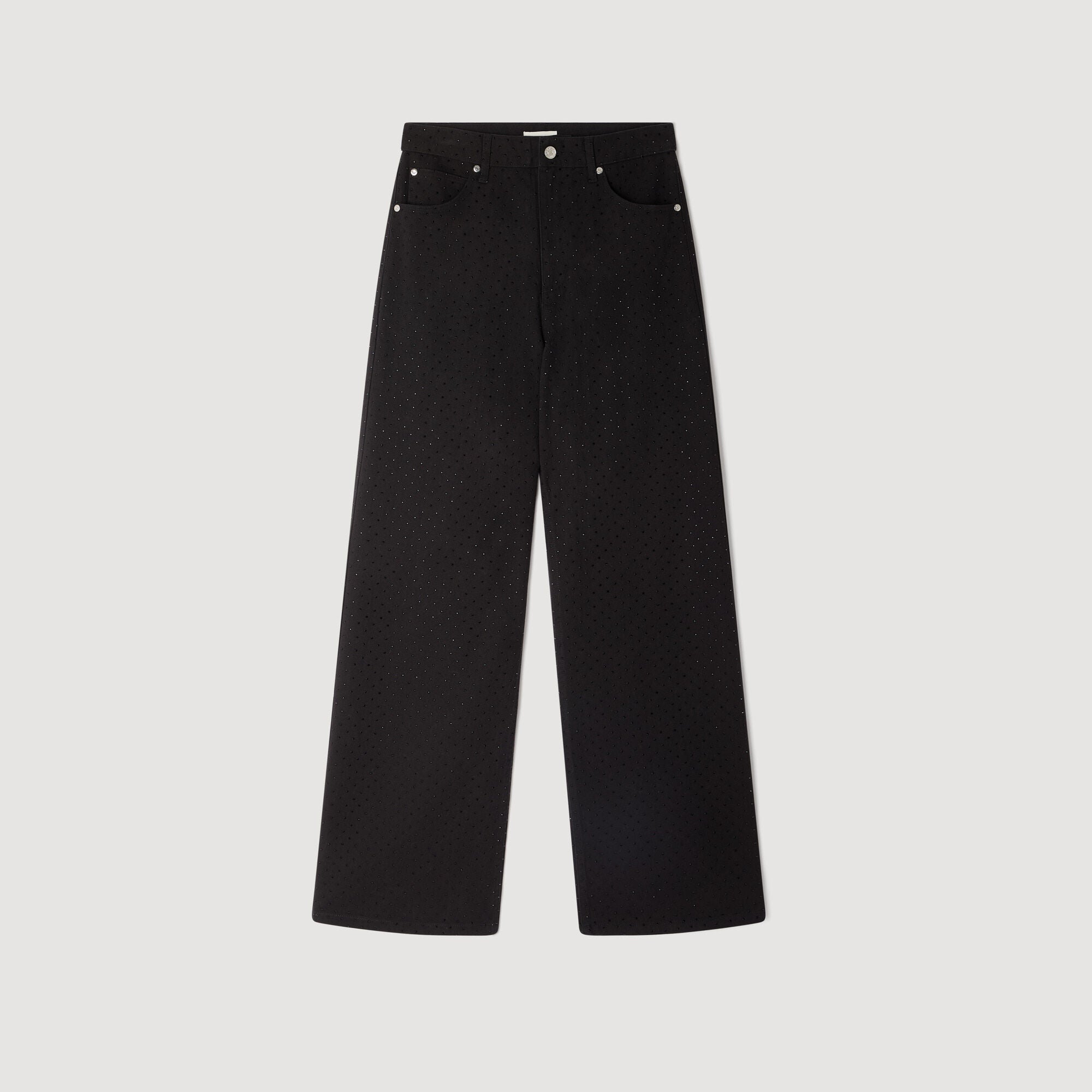 Golden Wide-leg jeans Black