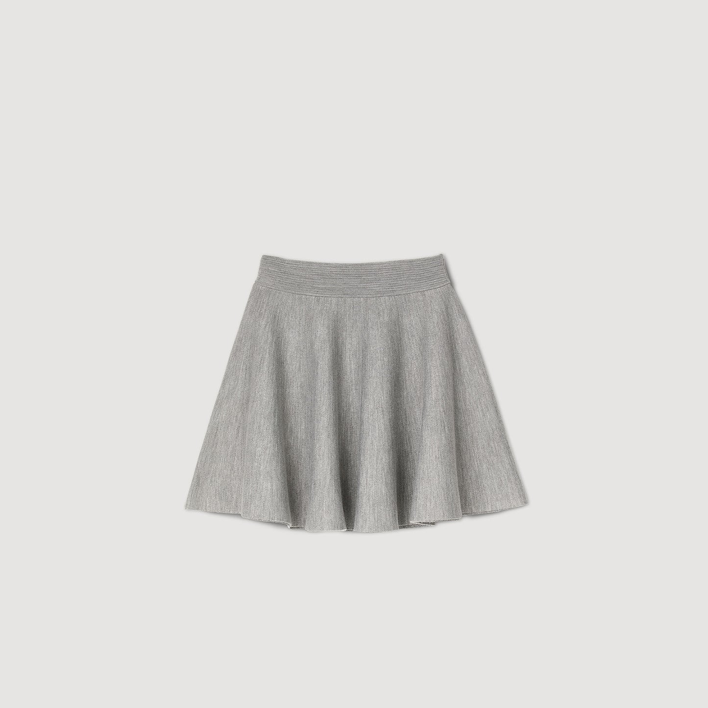 Pleated Skirt Grey