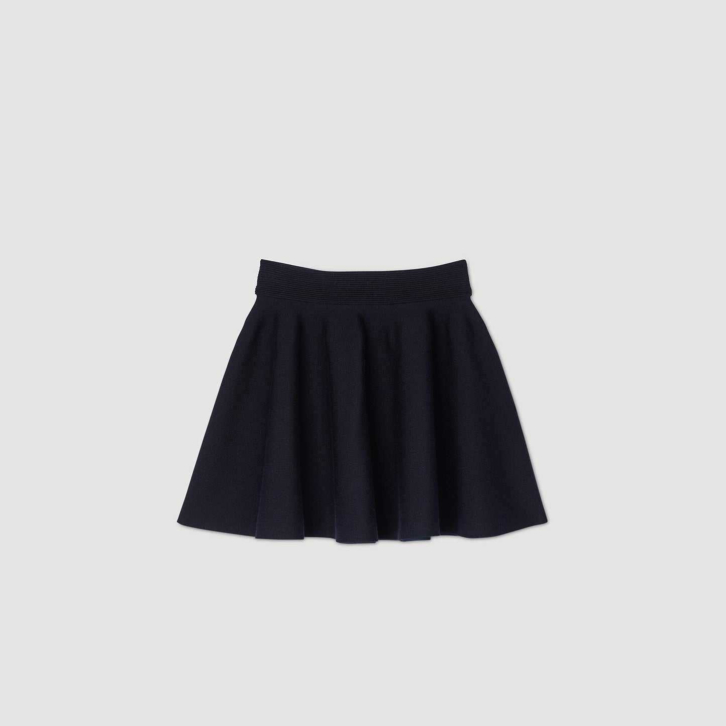 Pleated Skirt Navy Blue