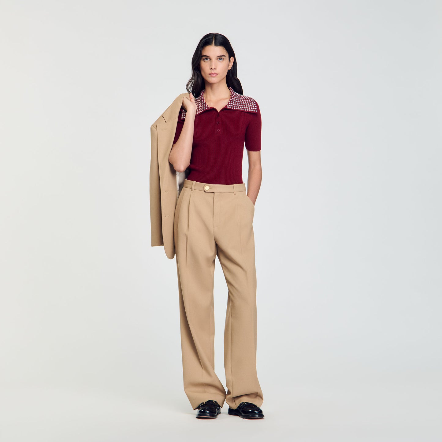 Suit Trousers Sand