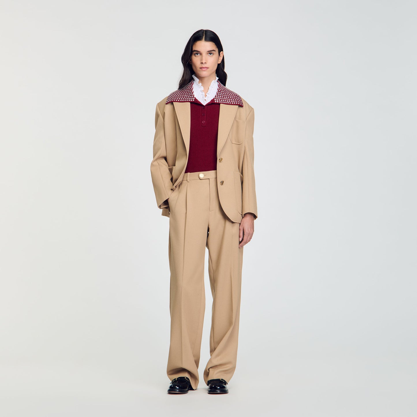 Suit Trousers Sand