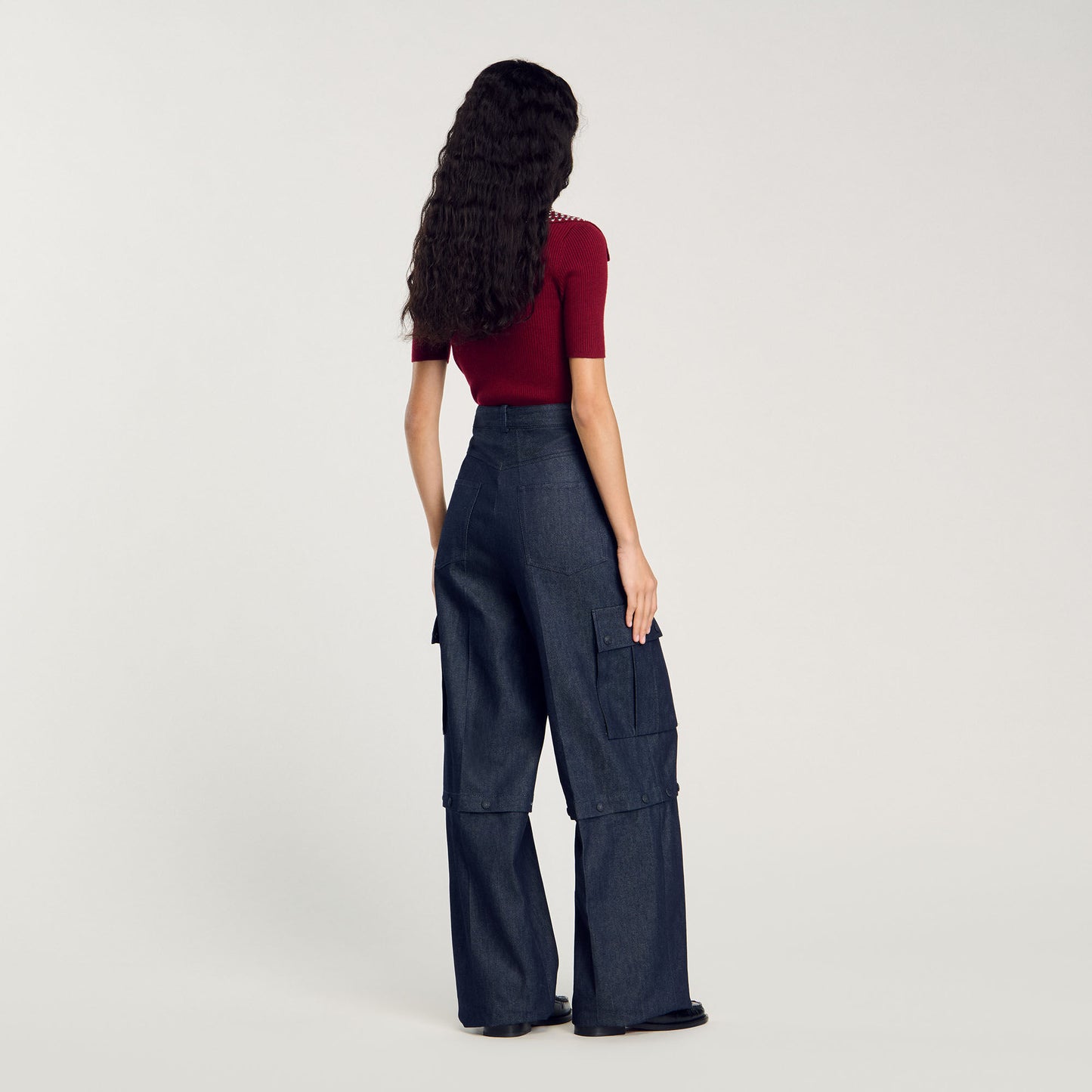 Convertible Denim Trousers Deep Blu