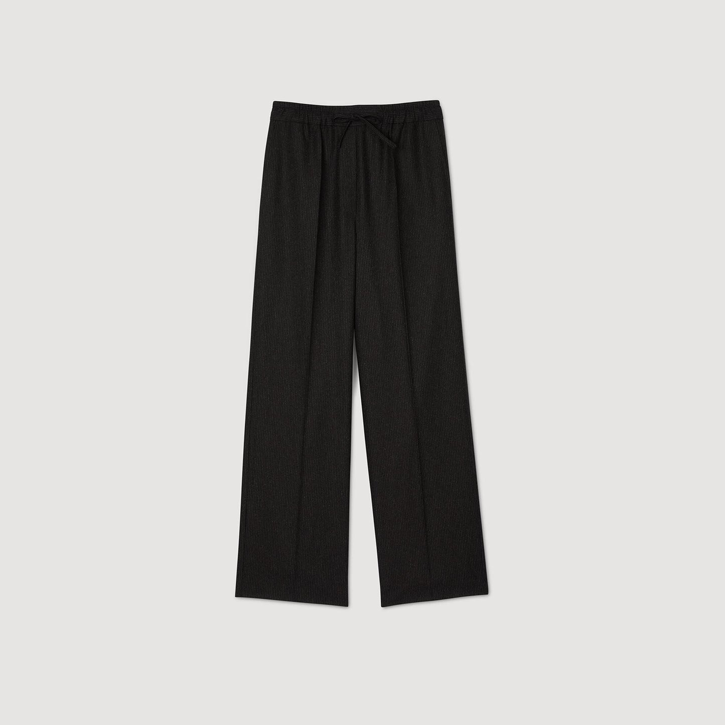 Striped Trousers Black Brown