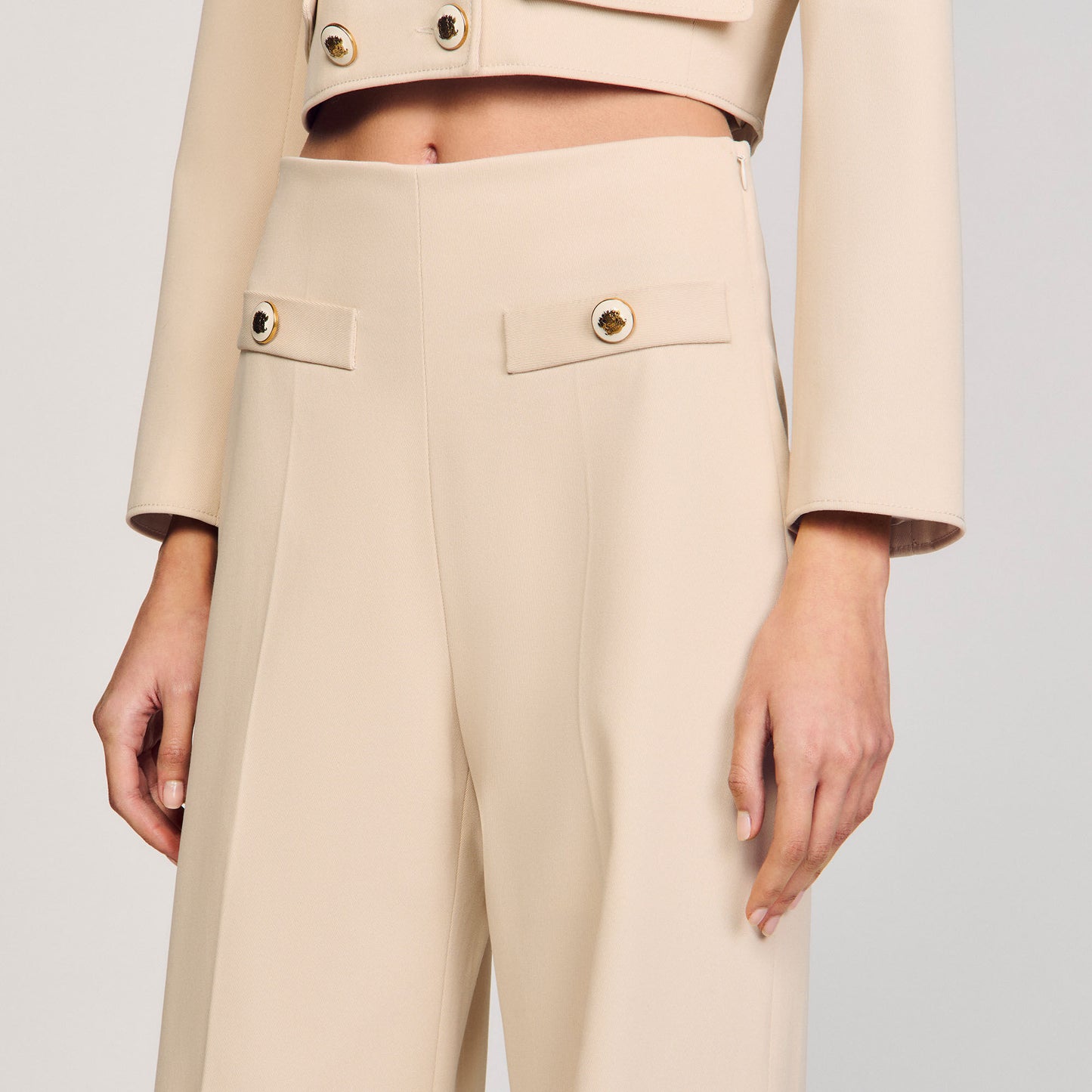 Alessi Suit Trousers Sand