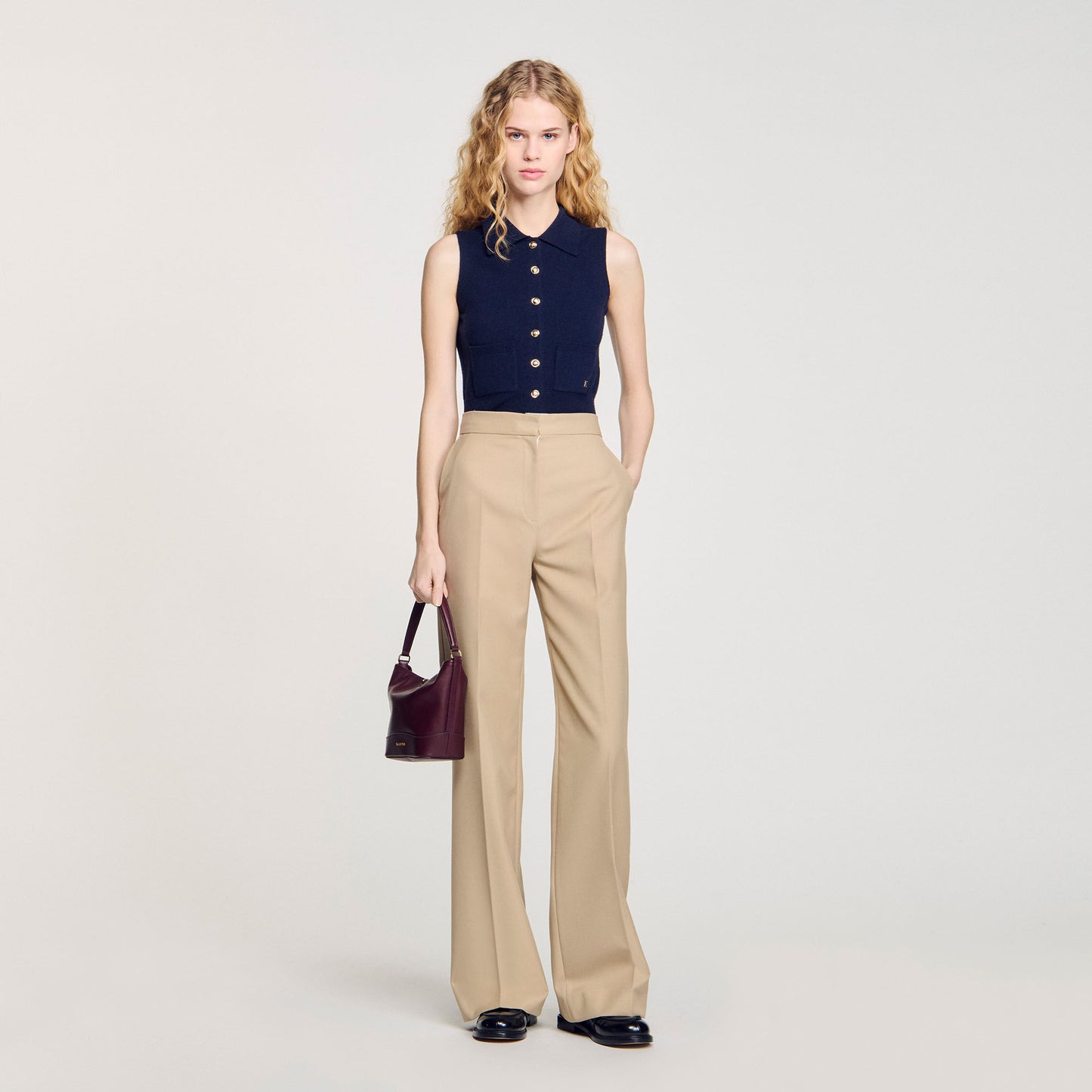 Suit Trousers Sand