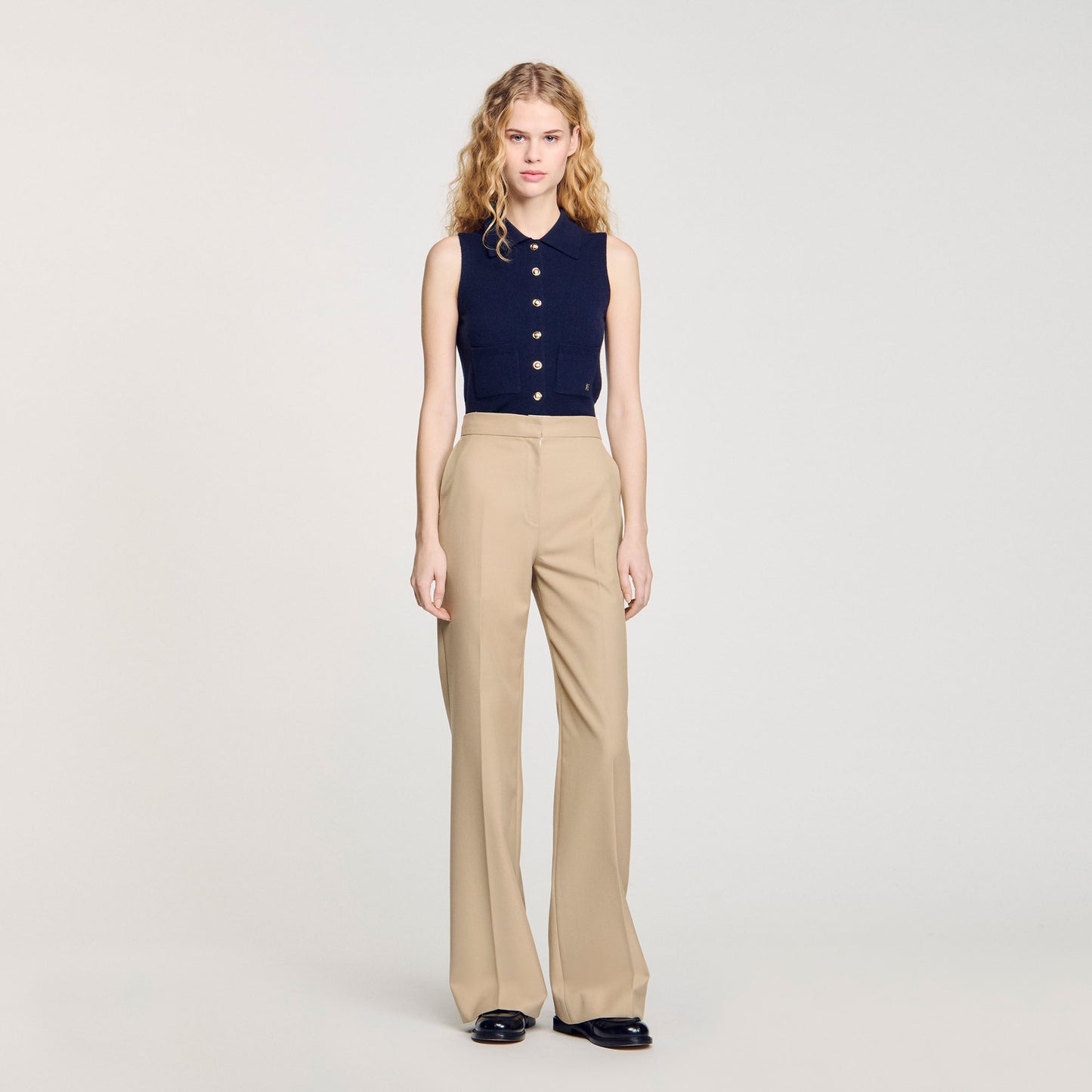 Suit Trousers Sand
