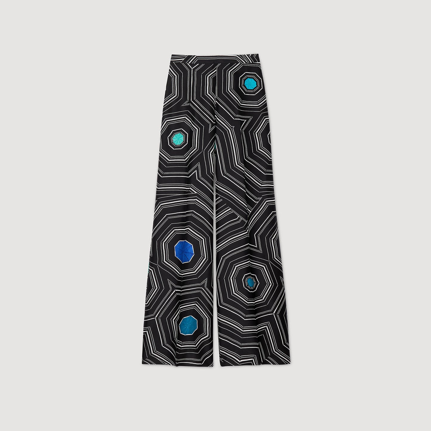 Lucien Printed Trousers Black