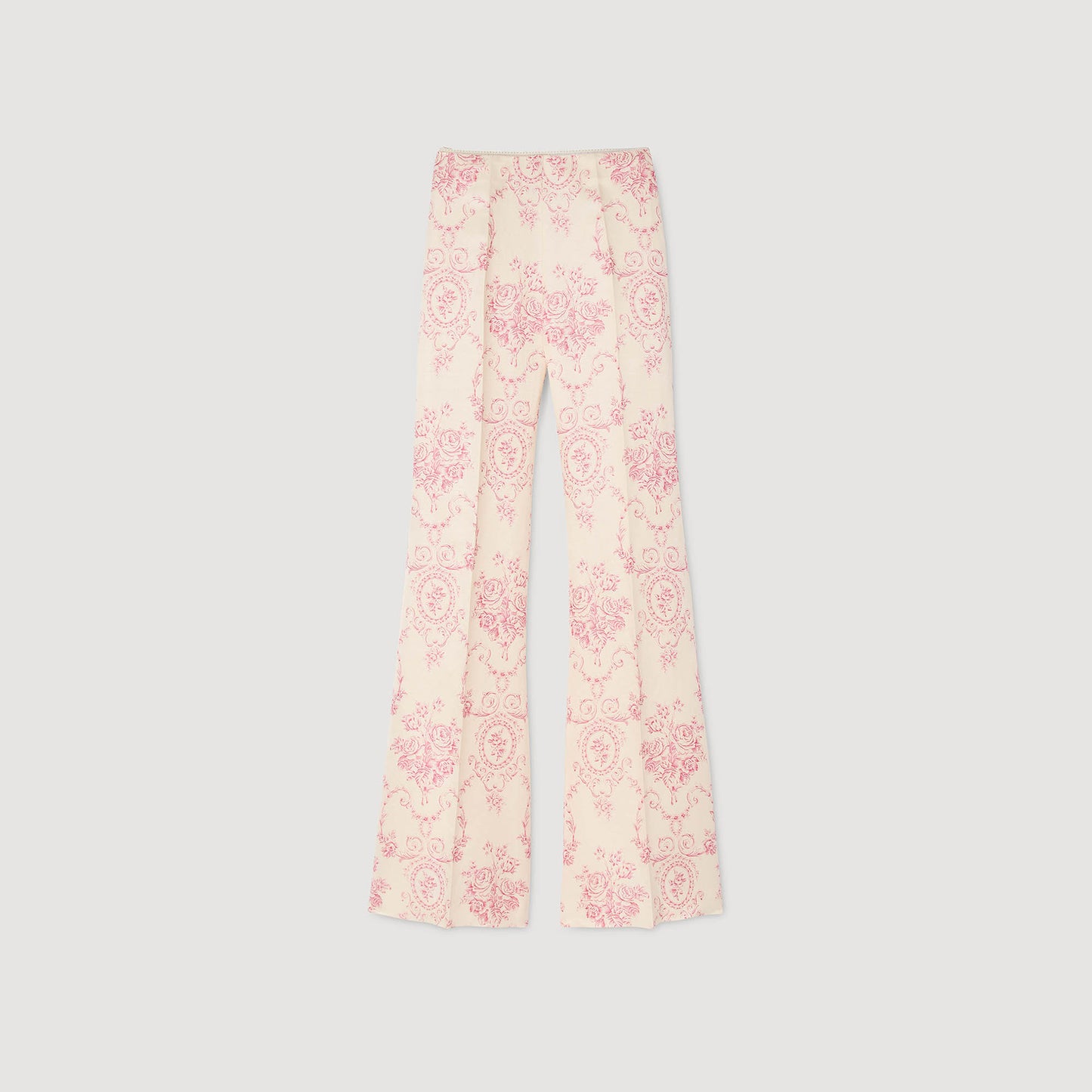 Darwin Floral Trousers Pink / Ecru